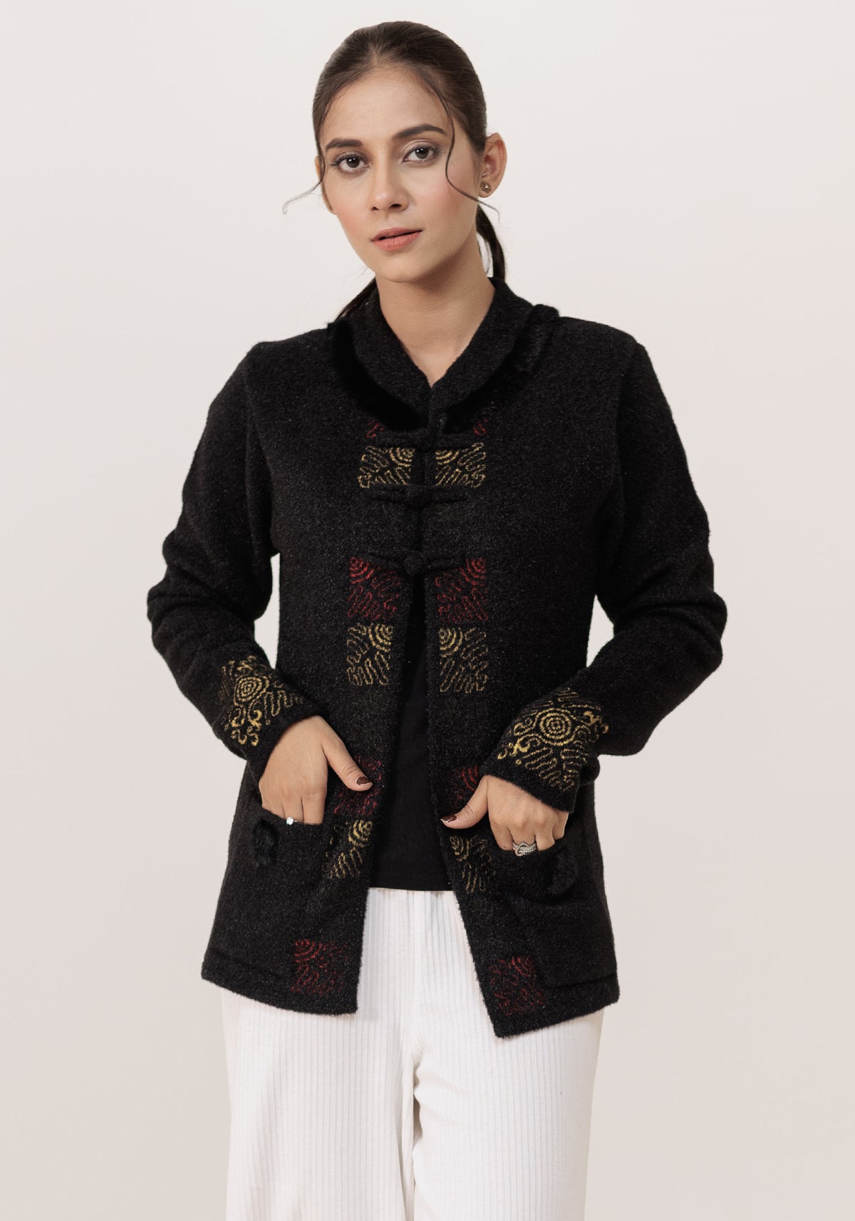 Soft Acrylic Wool Cardigan