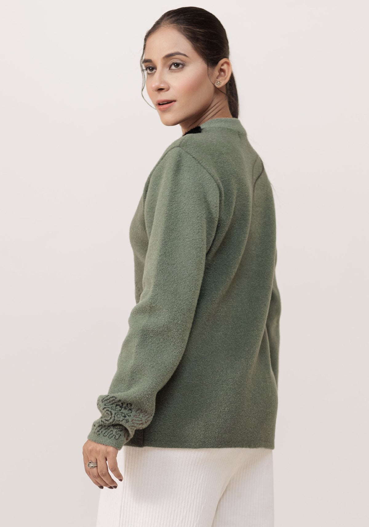 Soft Acrylic Wool Cardigan