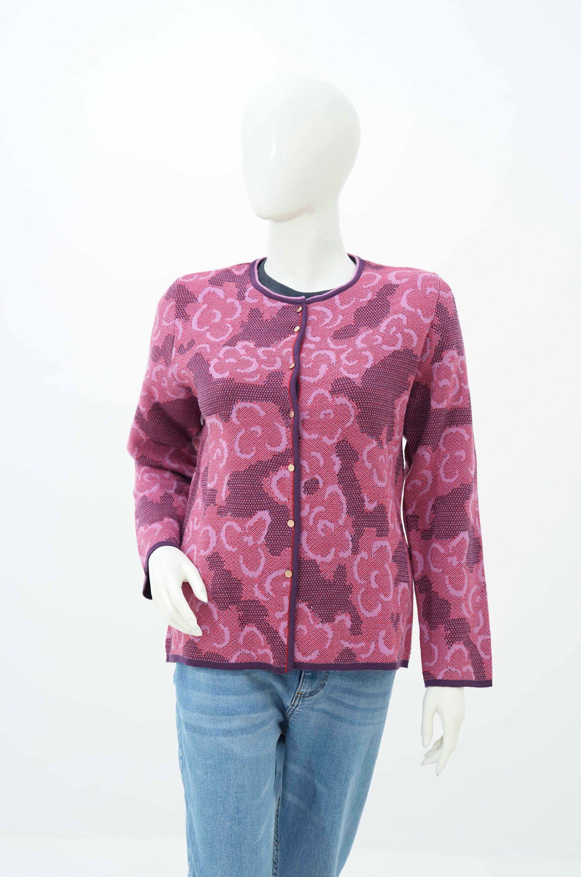 Acrylic Wool Cardigan