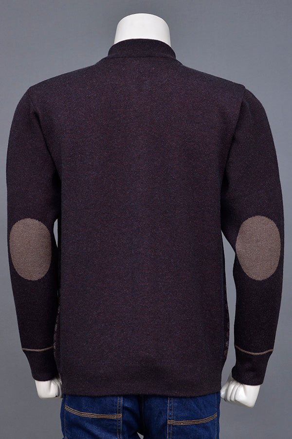 Soft Acrylic Wool Zipper Sweater