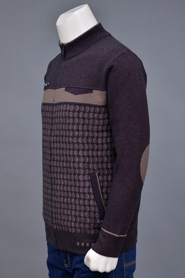 Soft Acrylic Wool Zipper Sweater