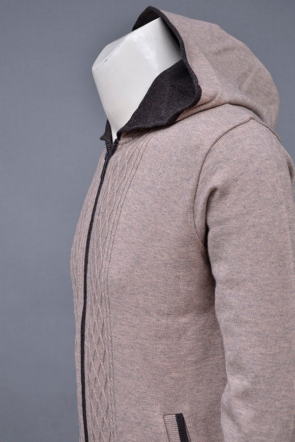 Soft Acrylic Wool Zipper Sweater