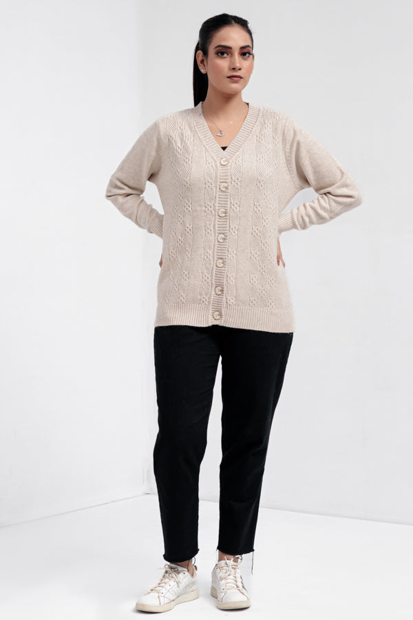 Acrylic Wool Cardigan