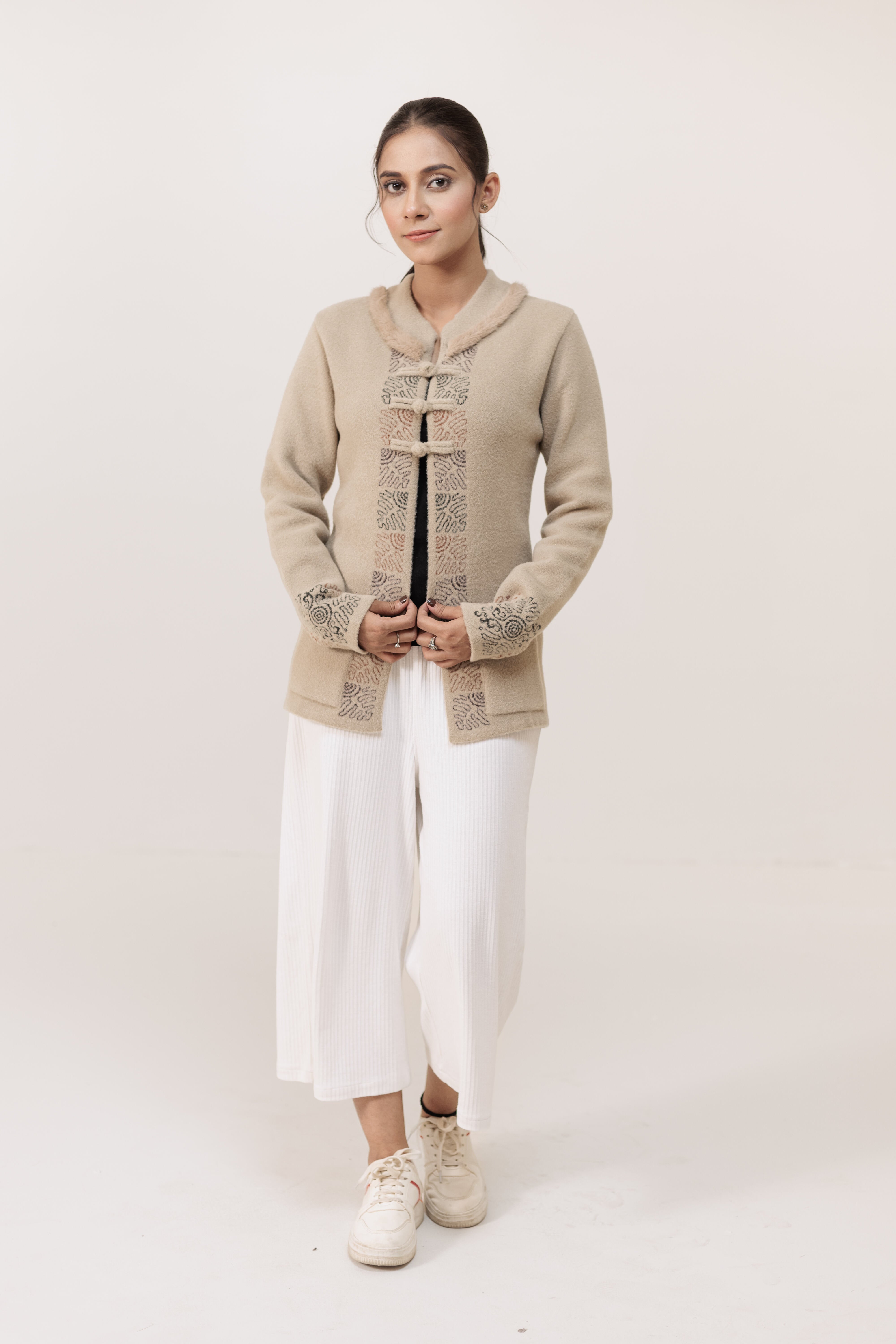 Soft Acrylic Wool Cardigan