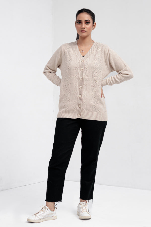 Acrylic Wool Cardigan