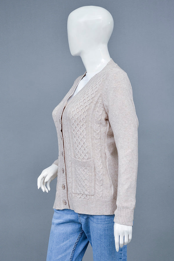 Acrylic Wool Cardigan