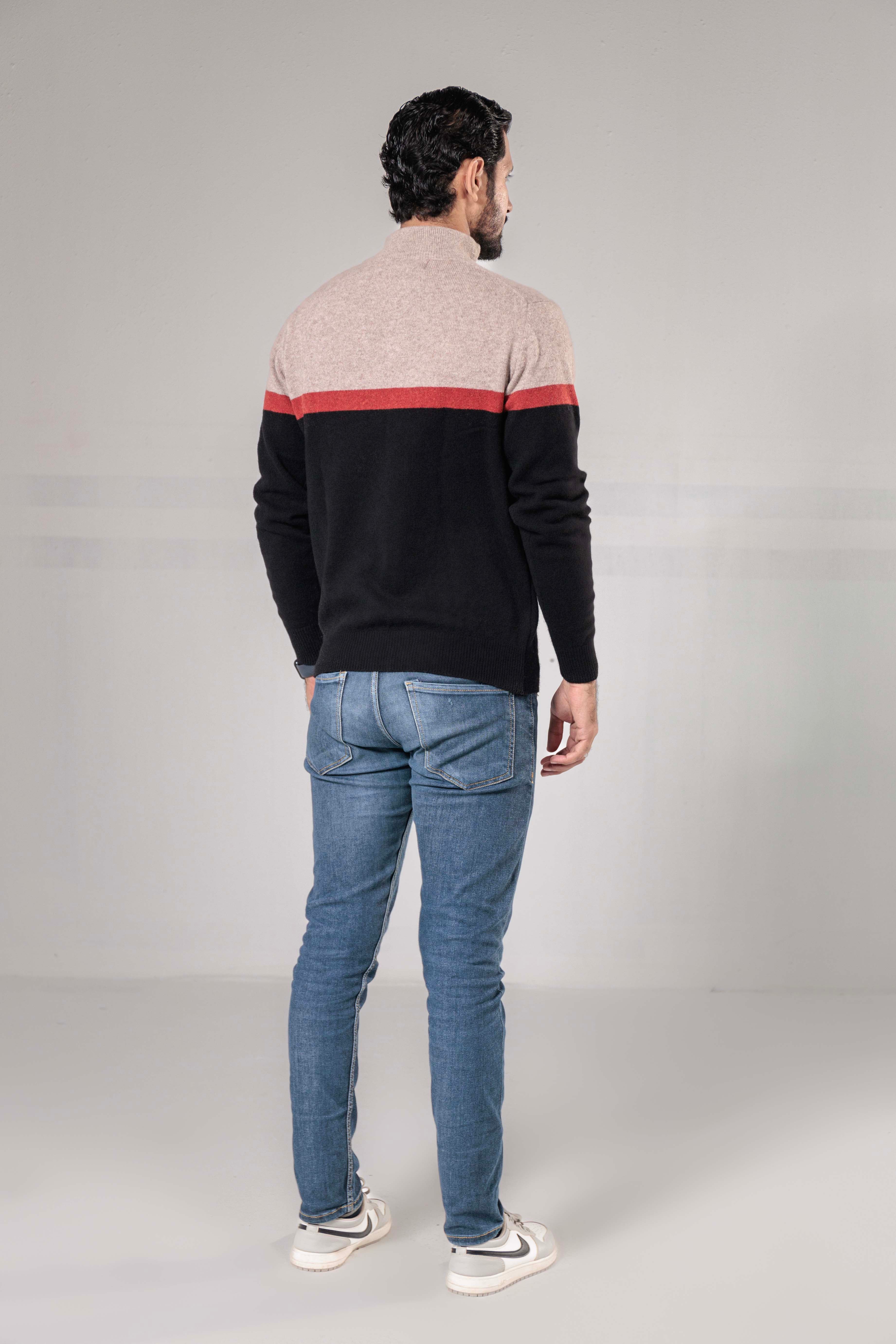 100% Lambswool Half Zipper
