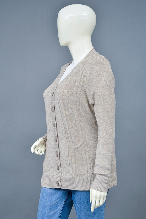 Acrylic Wool Cardigan