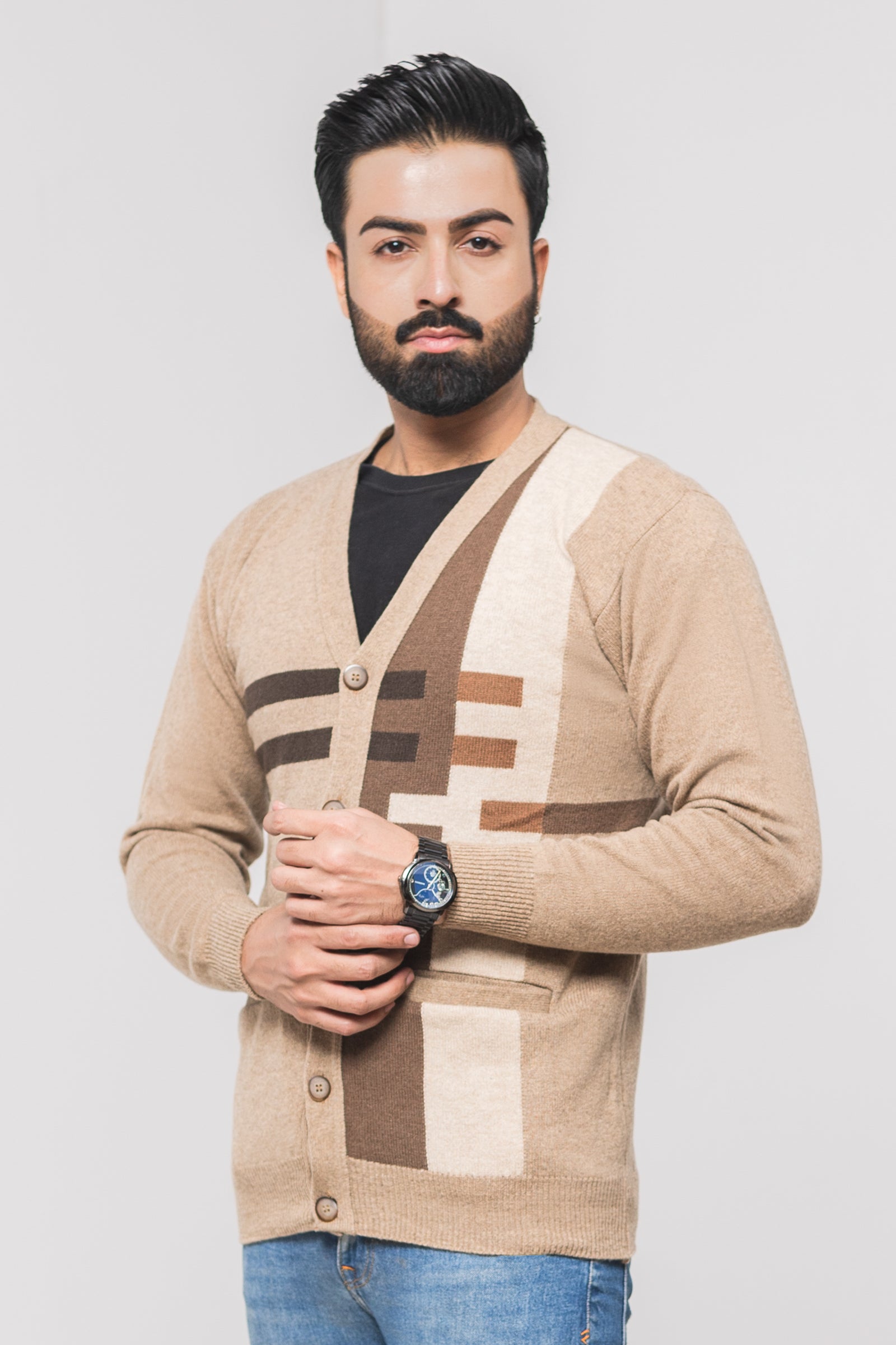 100 Lambswool Cardigan The Oxford Store