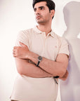 100% Cotton Polo Beige T-shirt