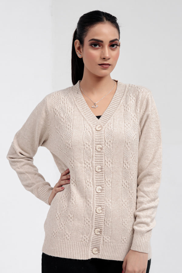 Acrylic Wool Cardigan