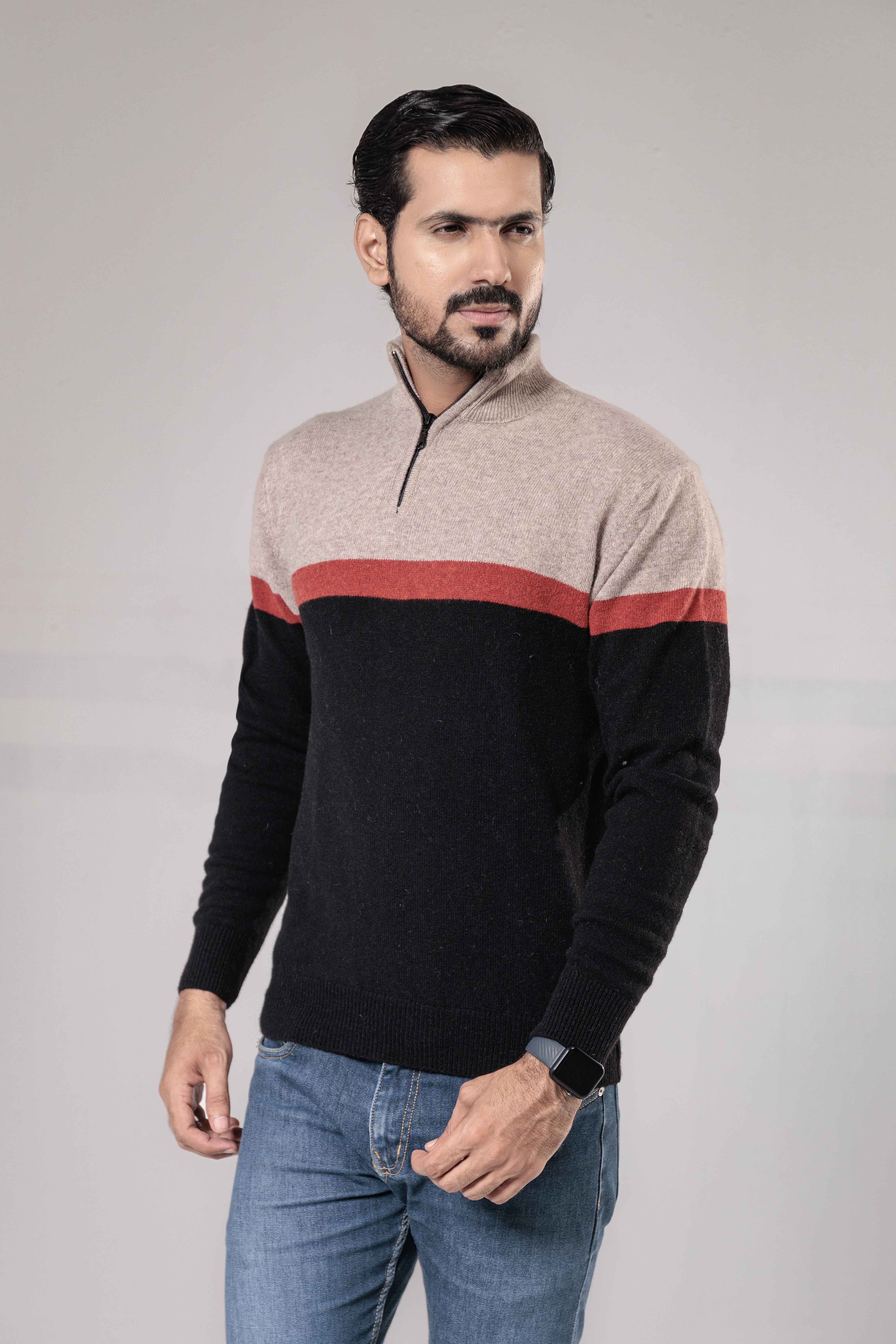 100% Lambswool Half Zipper