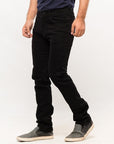 Black Plain Denim Jeans