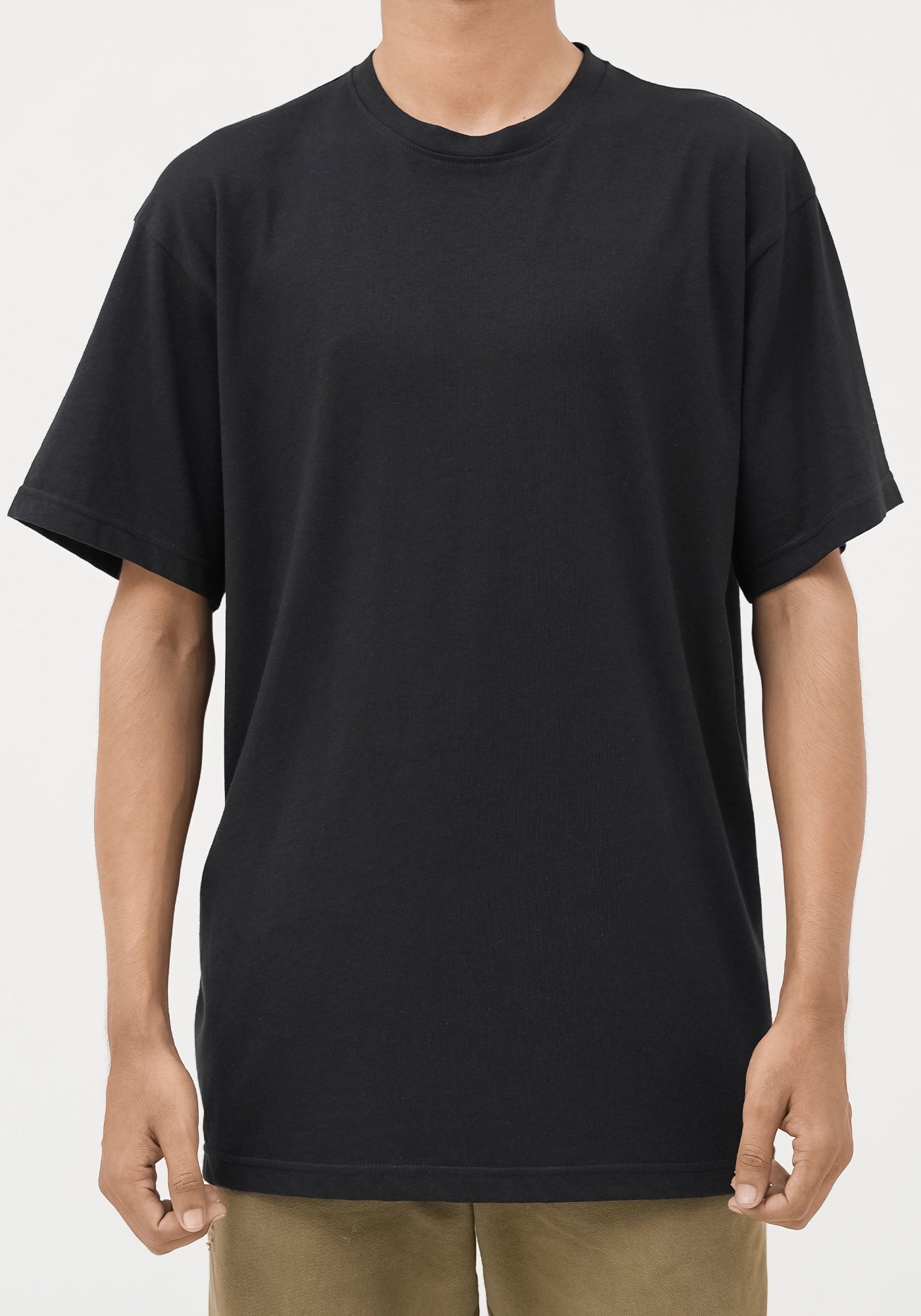 Cotton Plain Round Neck