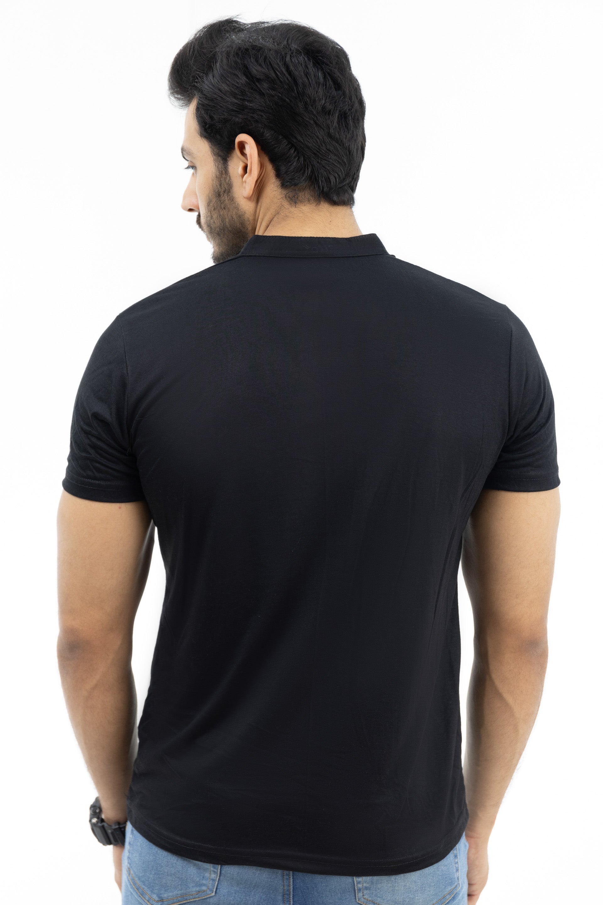 100% Cotton Henley T-shirt