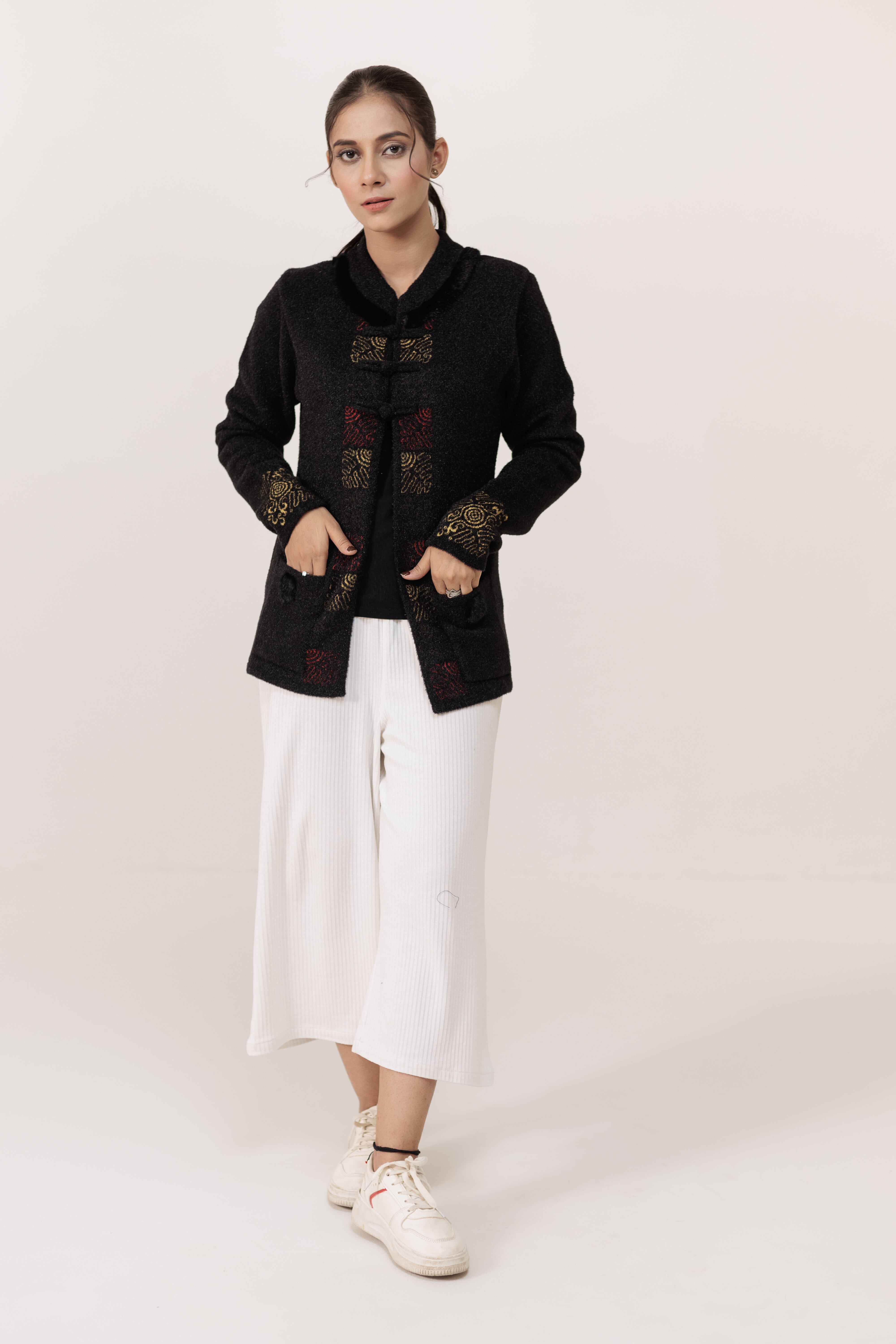 Soft Acrylic Wool Cardigan