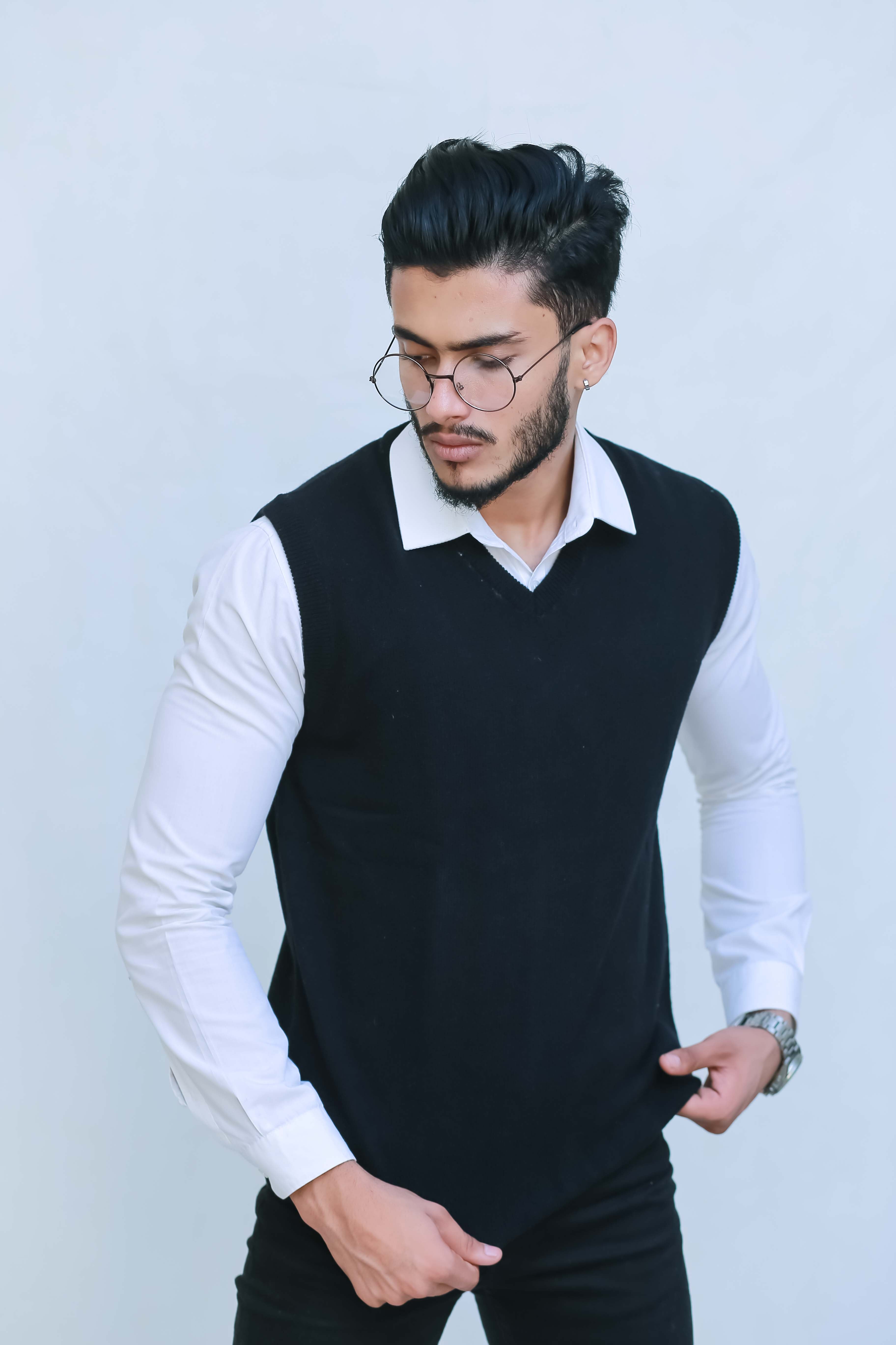 100% Lambswool Plain Sleeveless