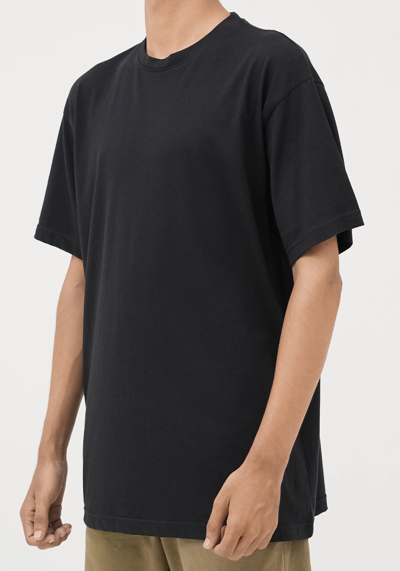 Cotton Plain Round Neck