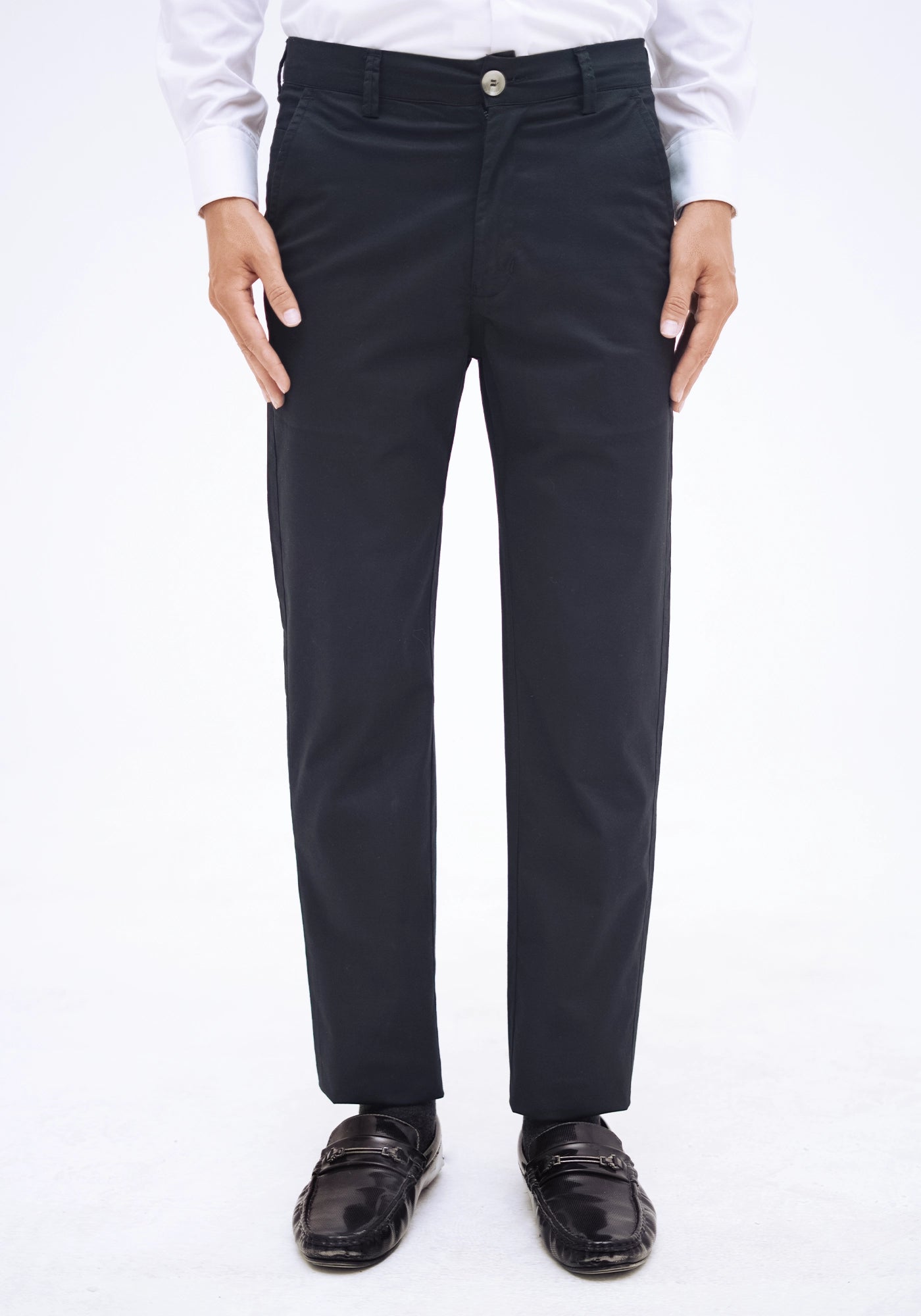 Fine Twill Fabric Khaki Pants