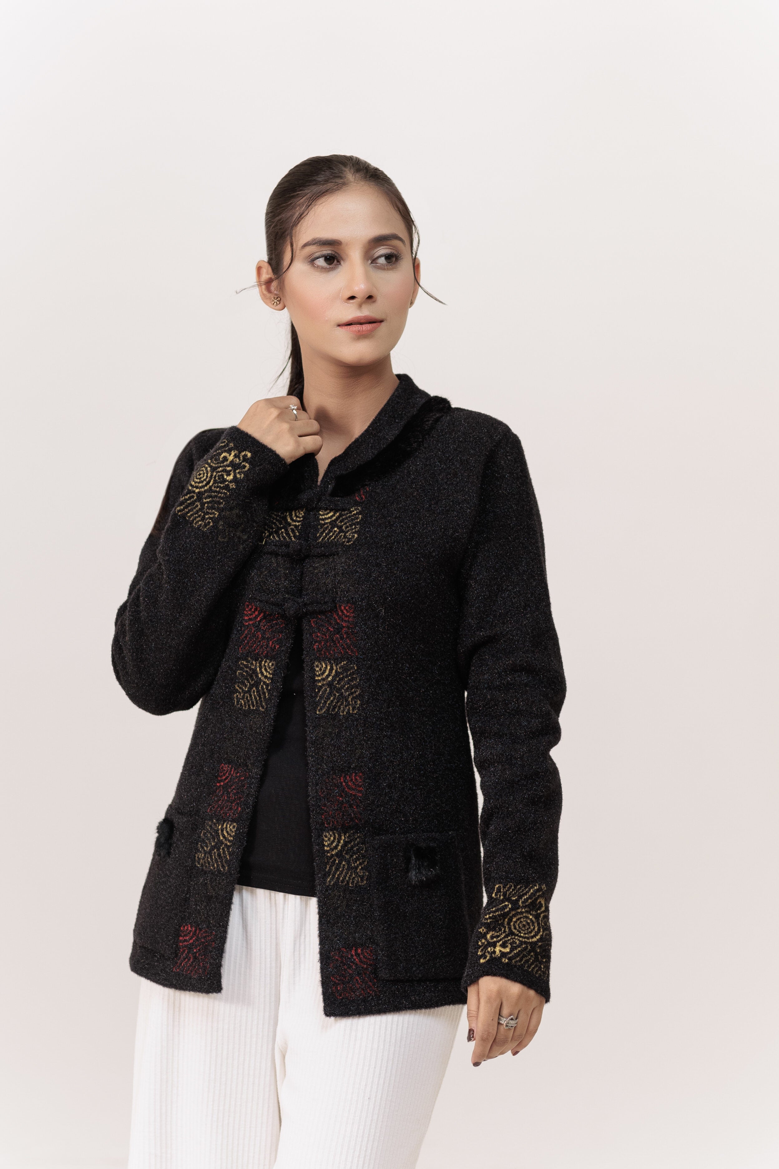 Soft Acrylic Wool Cardigan