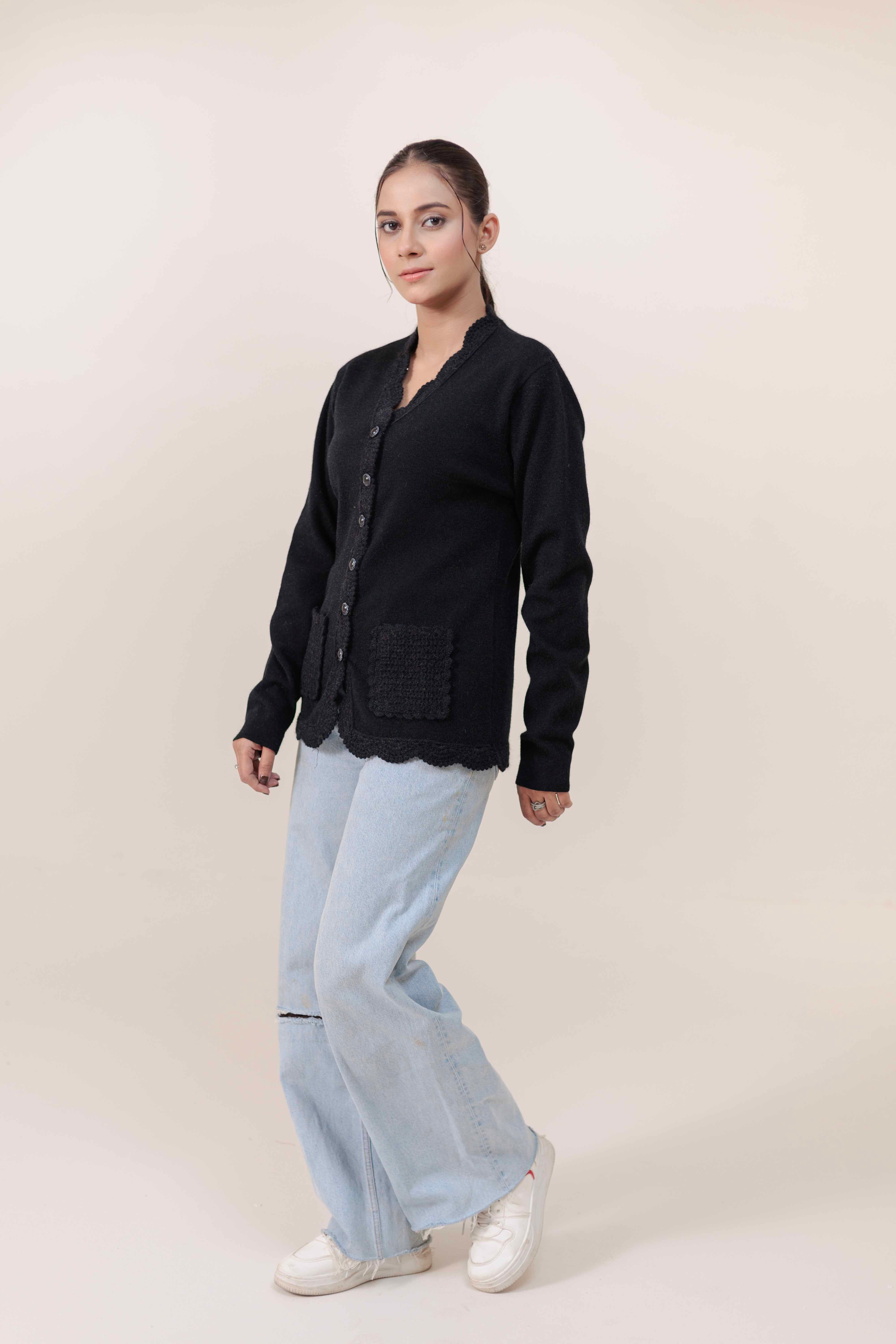 Soft Acrylic Wool Cardigan