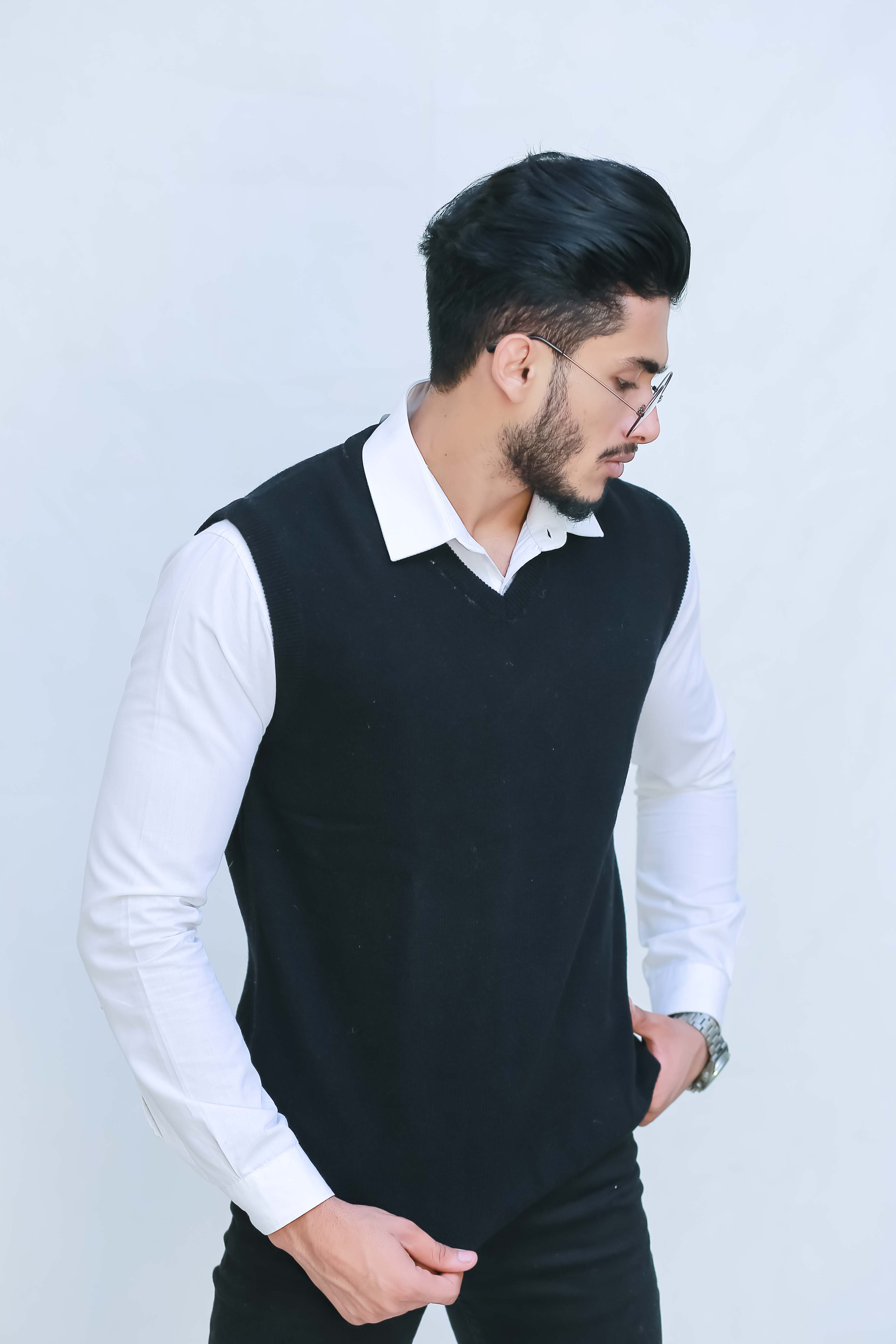 100% Lambswool Plain Sleeveless