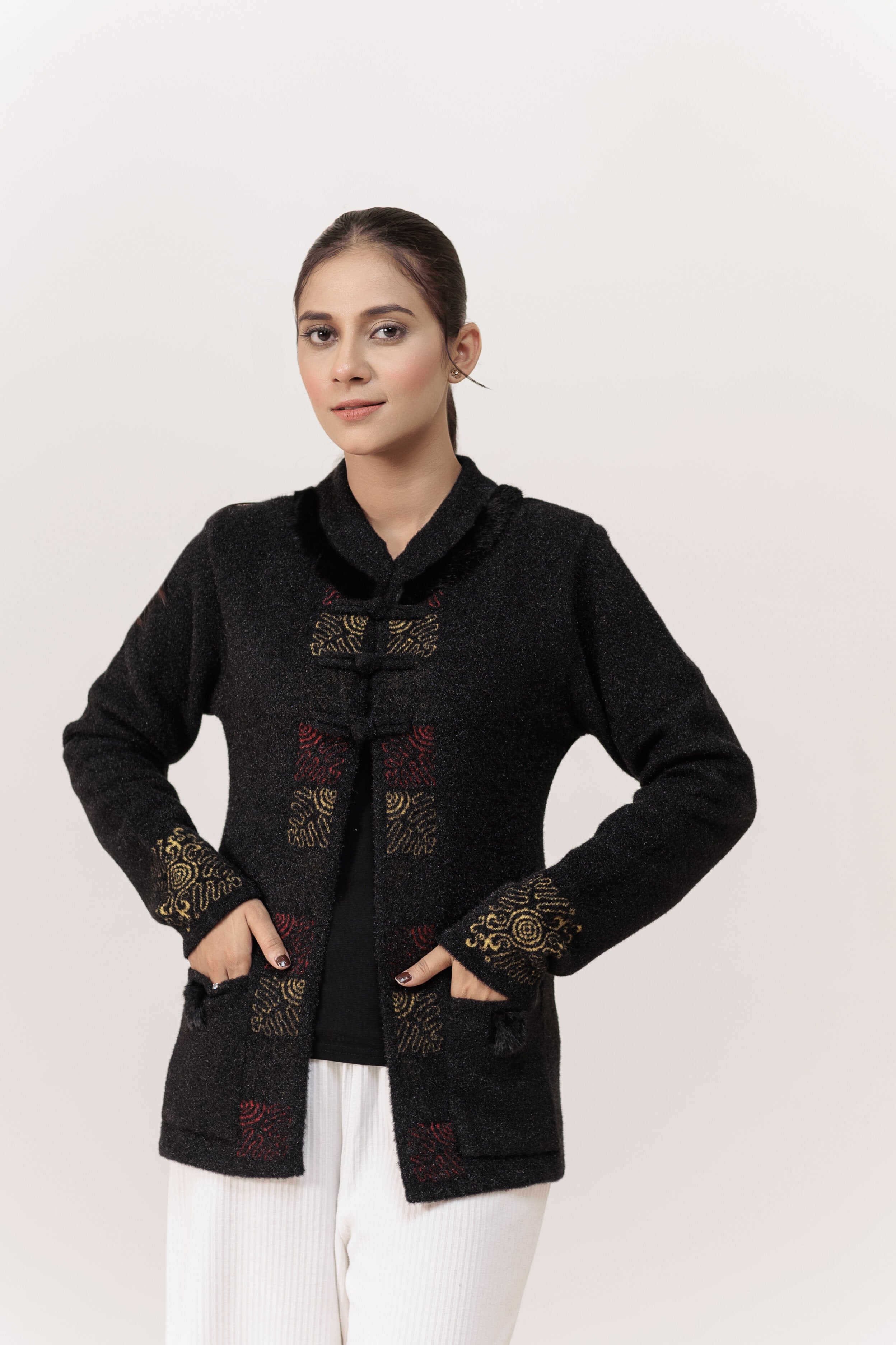 Soft Acrylic Wool Cardigan