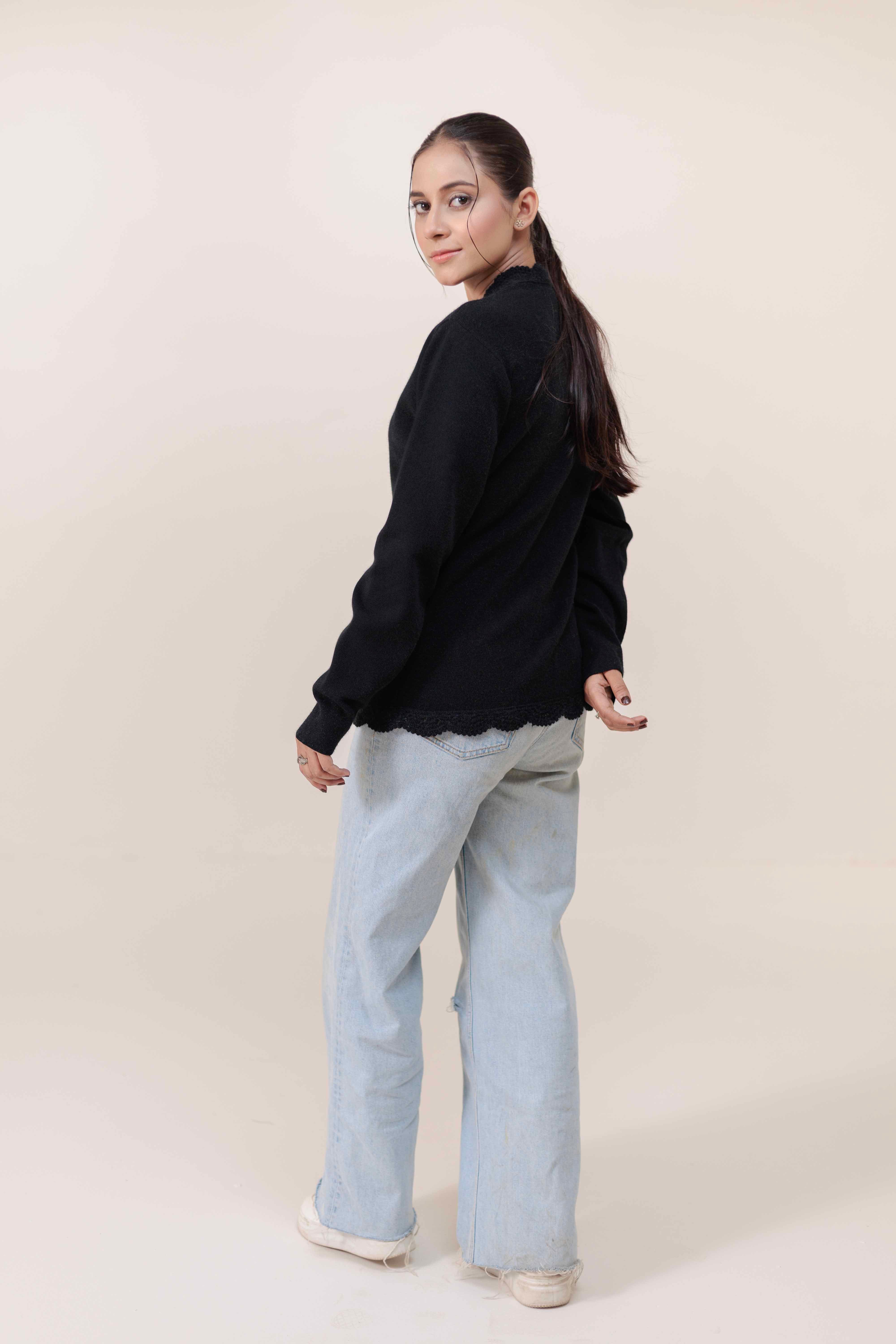 Soft Acrylic Wool Cardigan