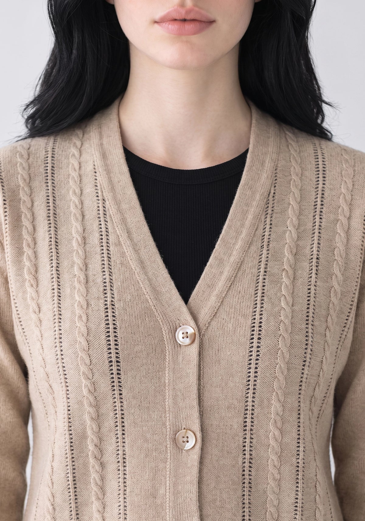 100% Lambswool Blondi Lt Savana Cardigan