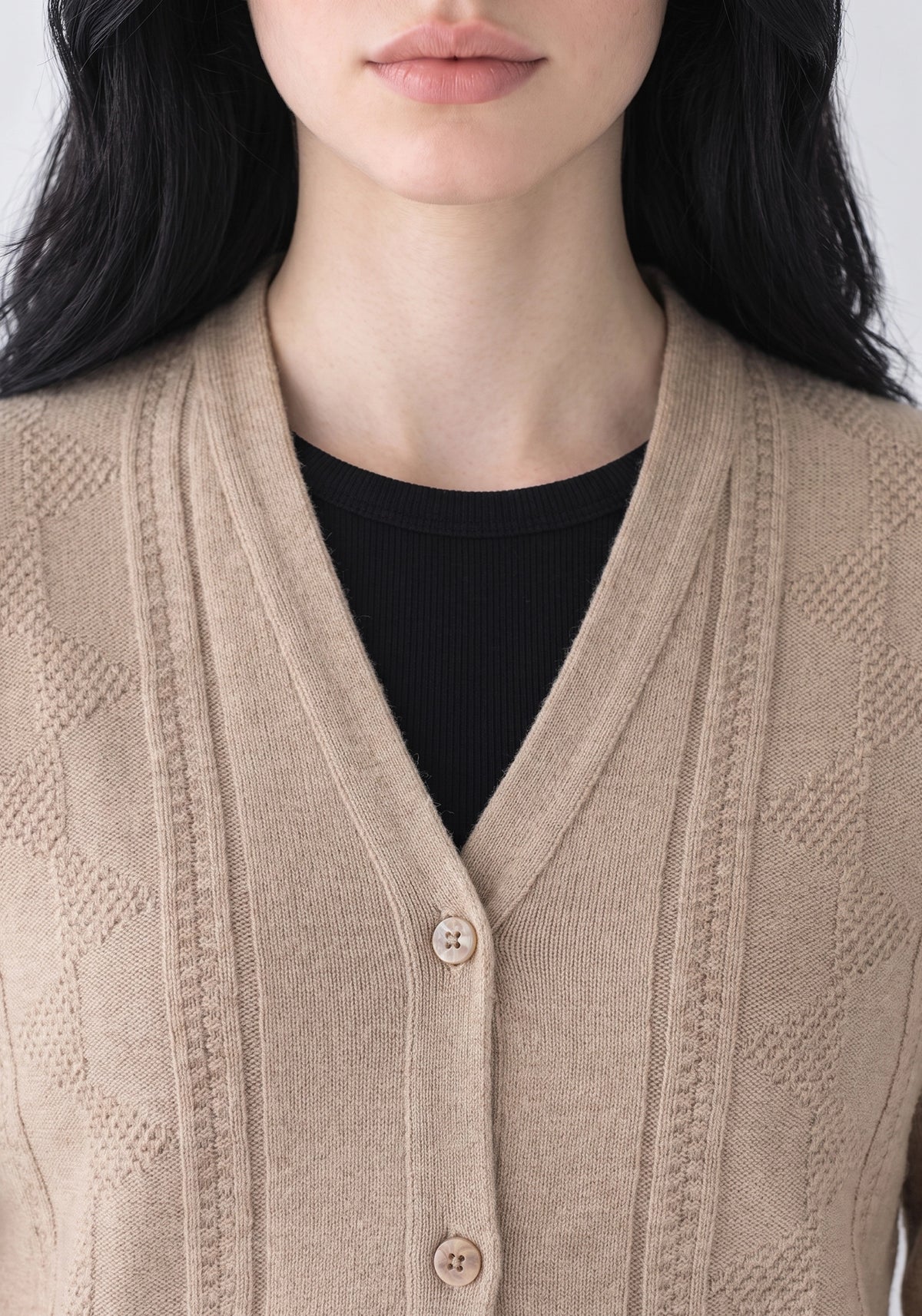 100% Lambswool Blondi Lt Savana Cardigan