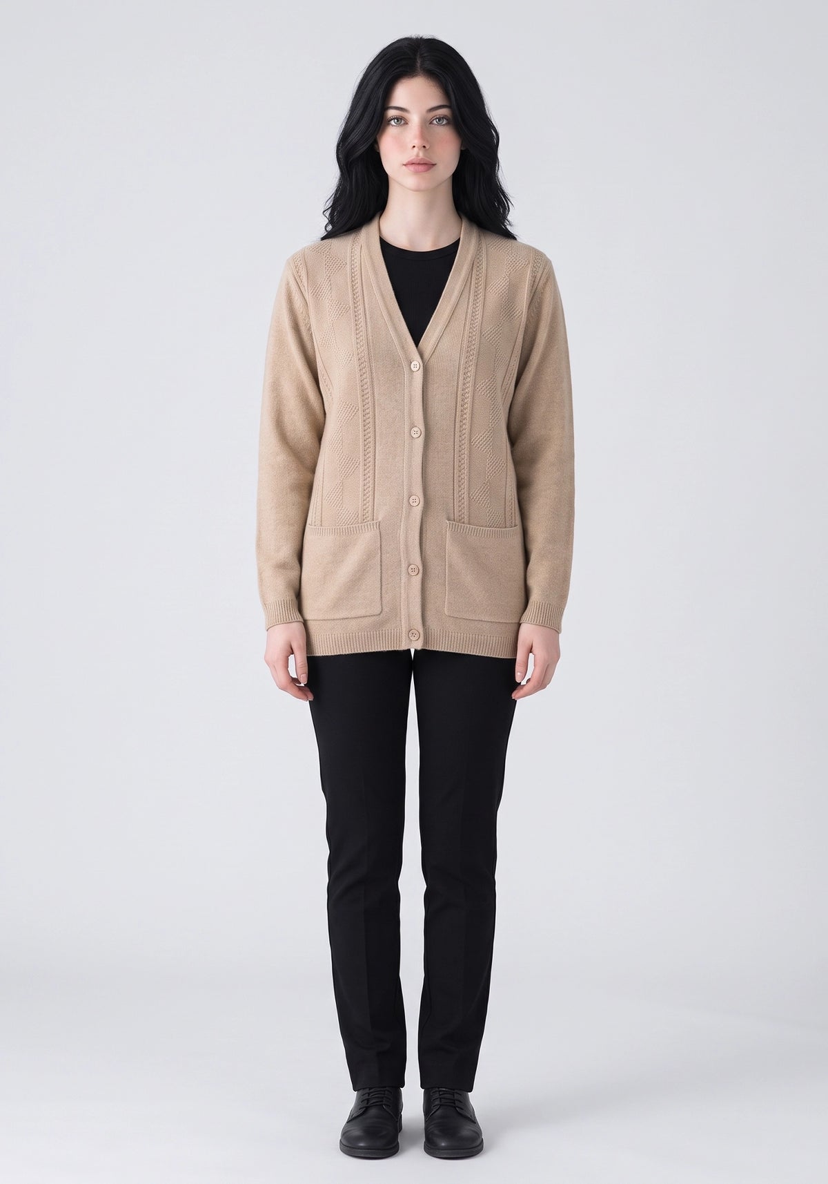 100% Lambswool Blondi Lt Savana Cardigan