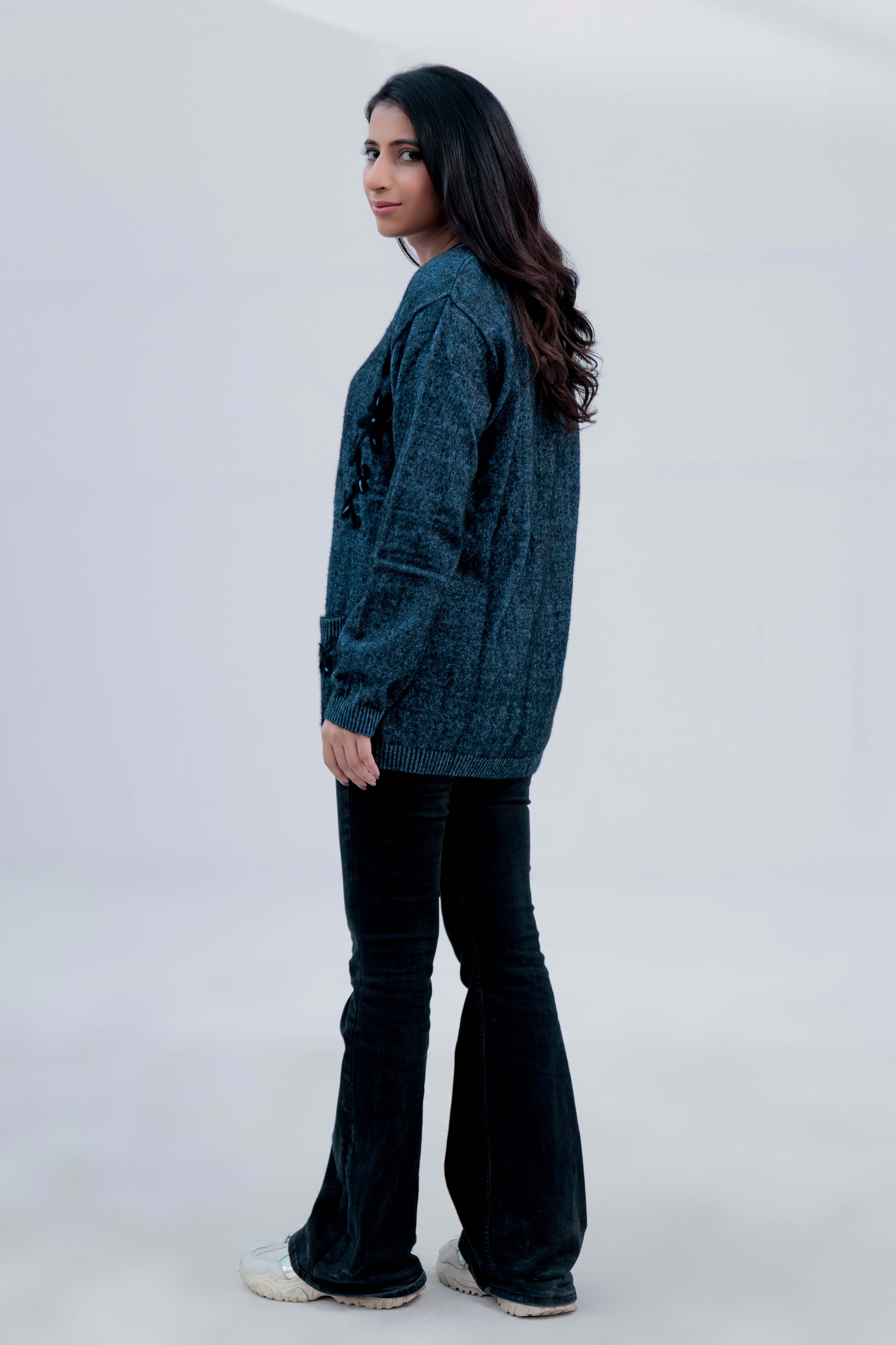 Soft Acrylic Wool Cardigan
