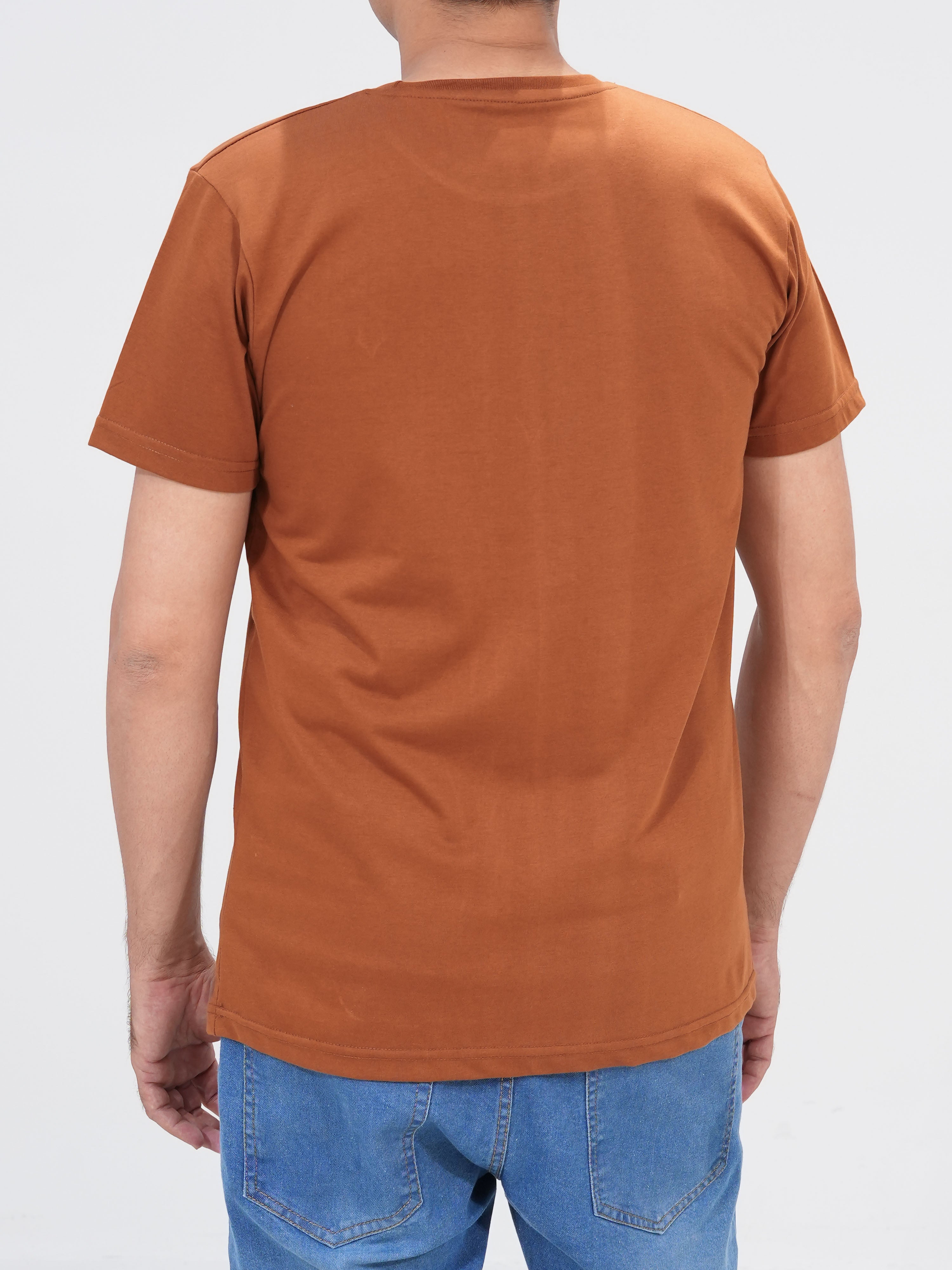 100% Cotton Plain Round Neck T-Shirt