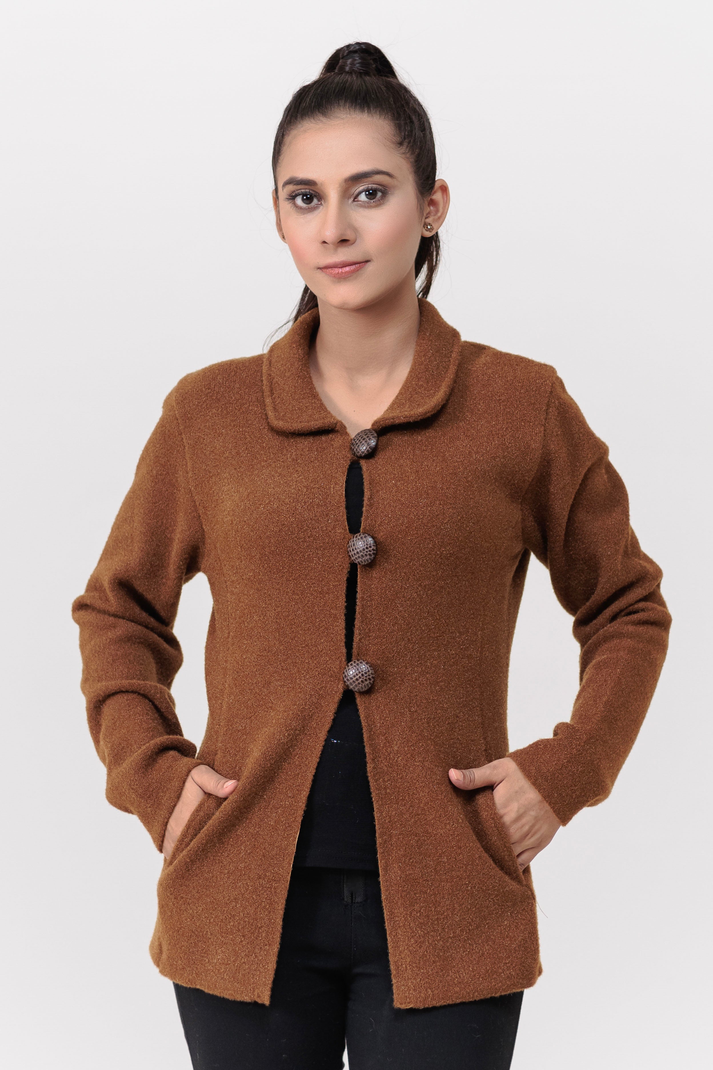 Soft Acrylic Wool Cardigan
