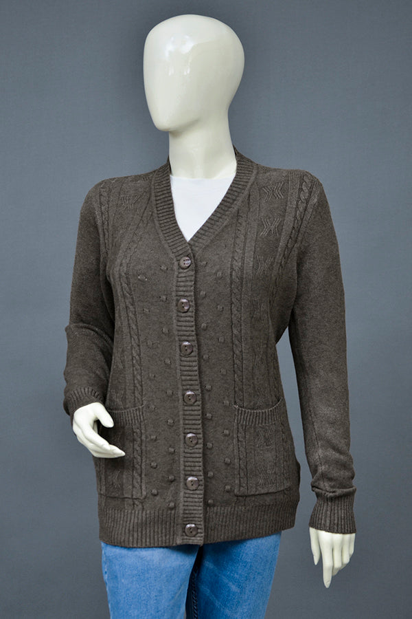 Acrylic Wool Cardigan