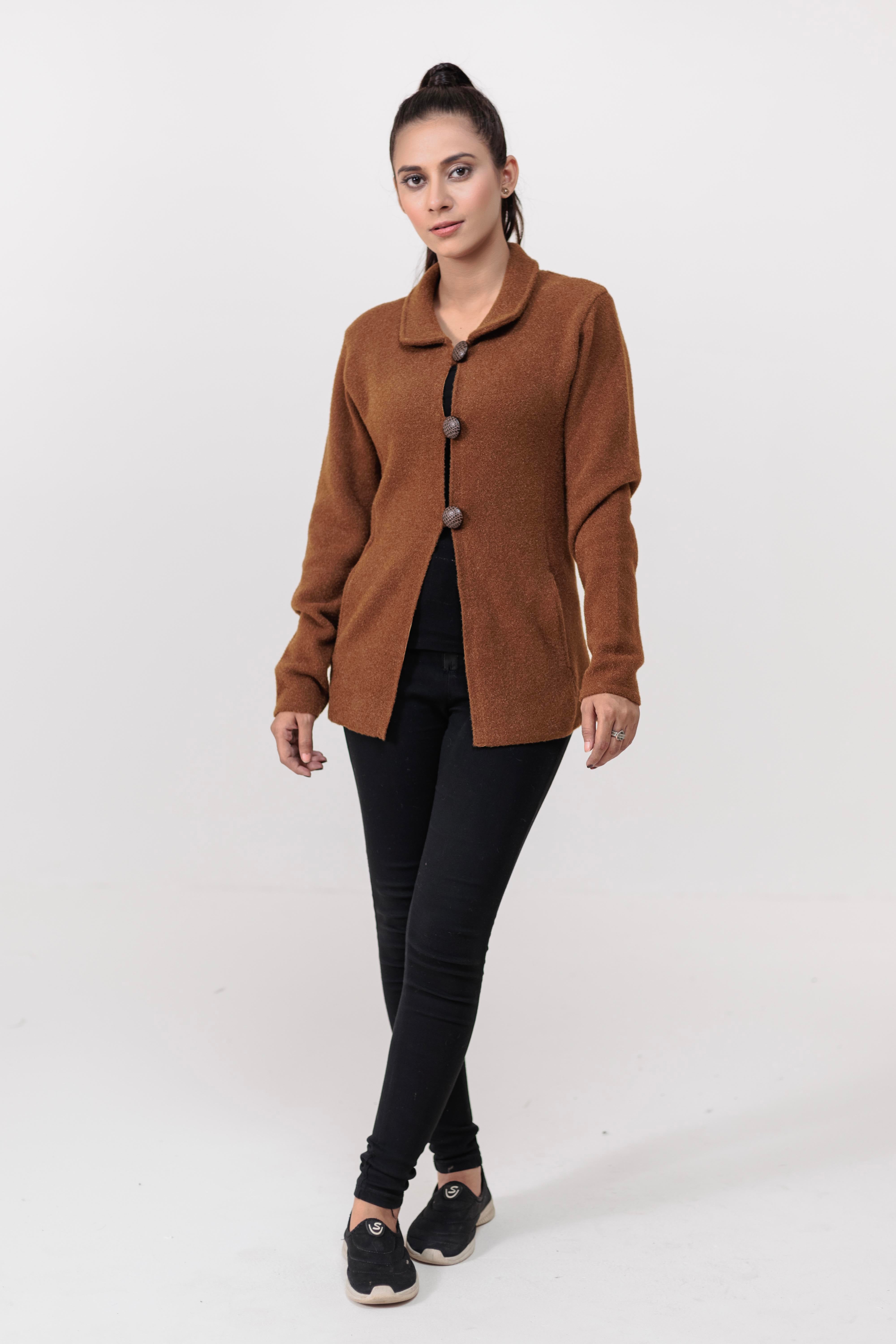 Soft Acrylic Wool Cardigan