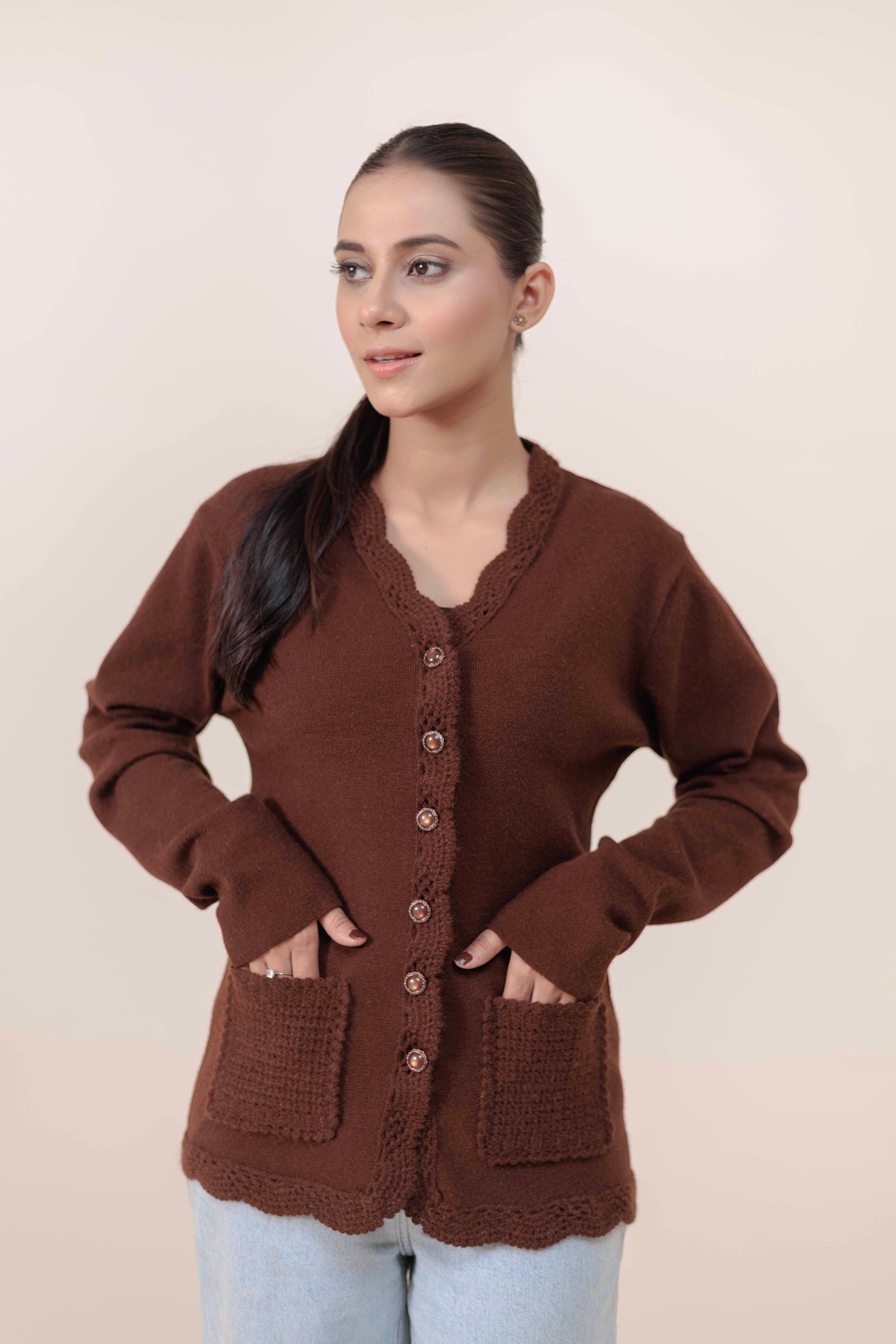Soft Acrylic Wool Cardigan