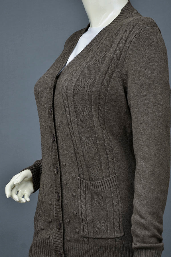 Acrylic Wool Cardigan