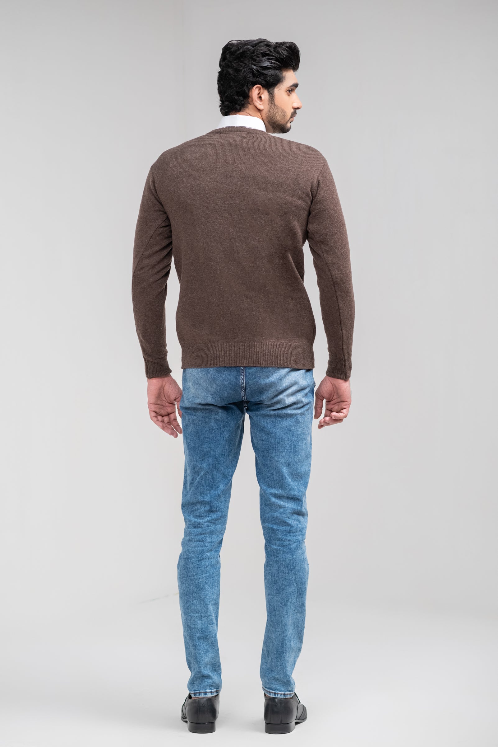 100% Lambswool Plain Pullover