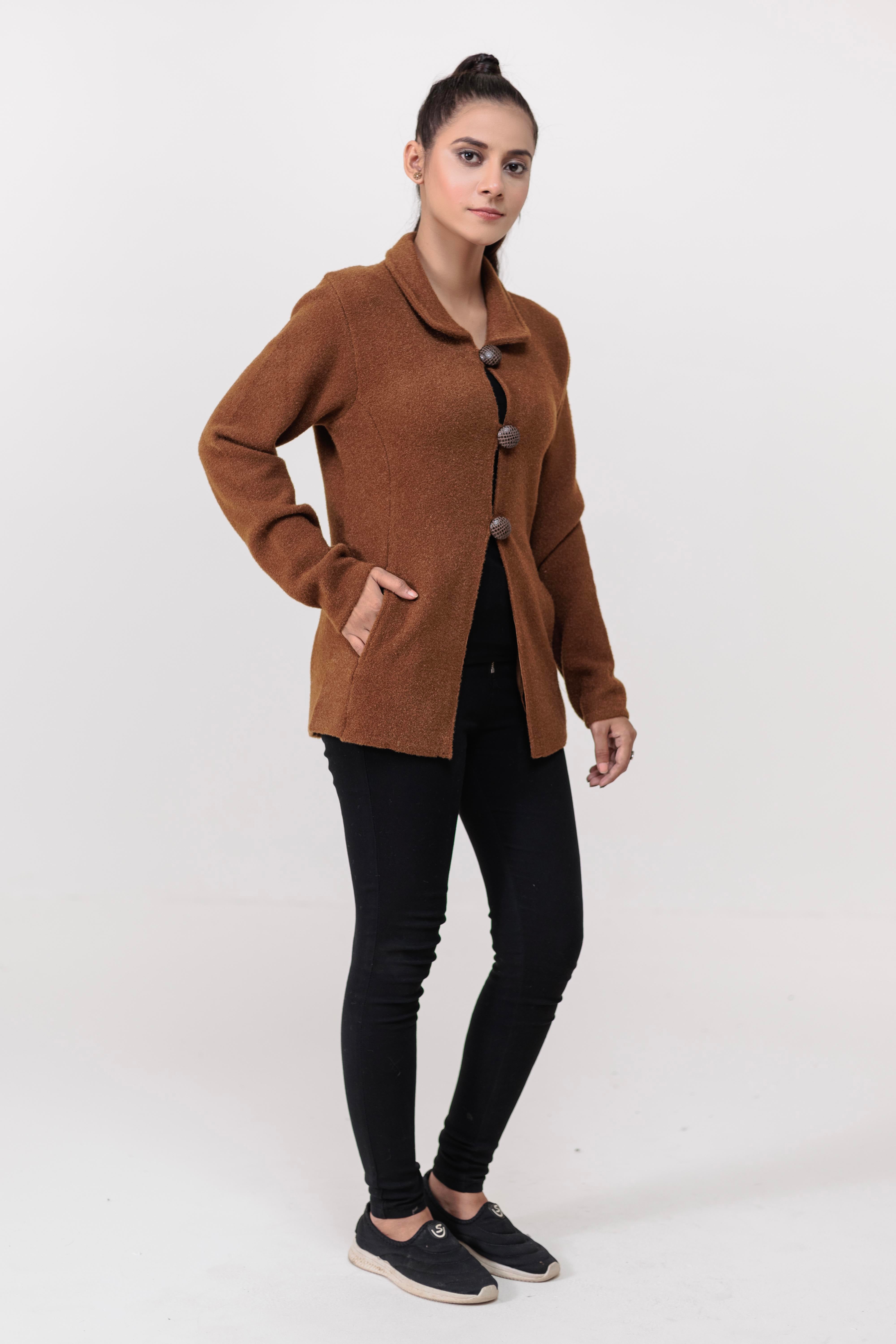 Soft Acrylic Wool Cardigan