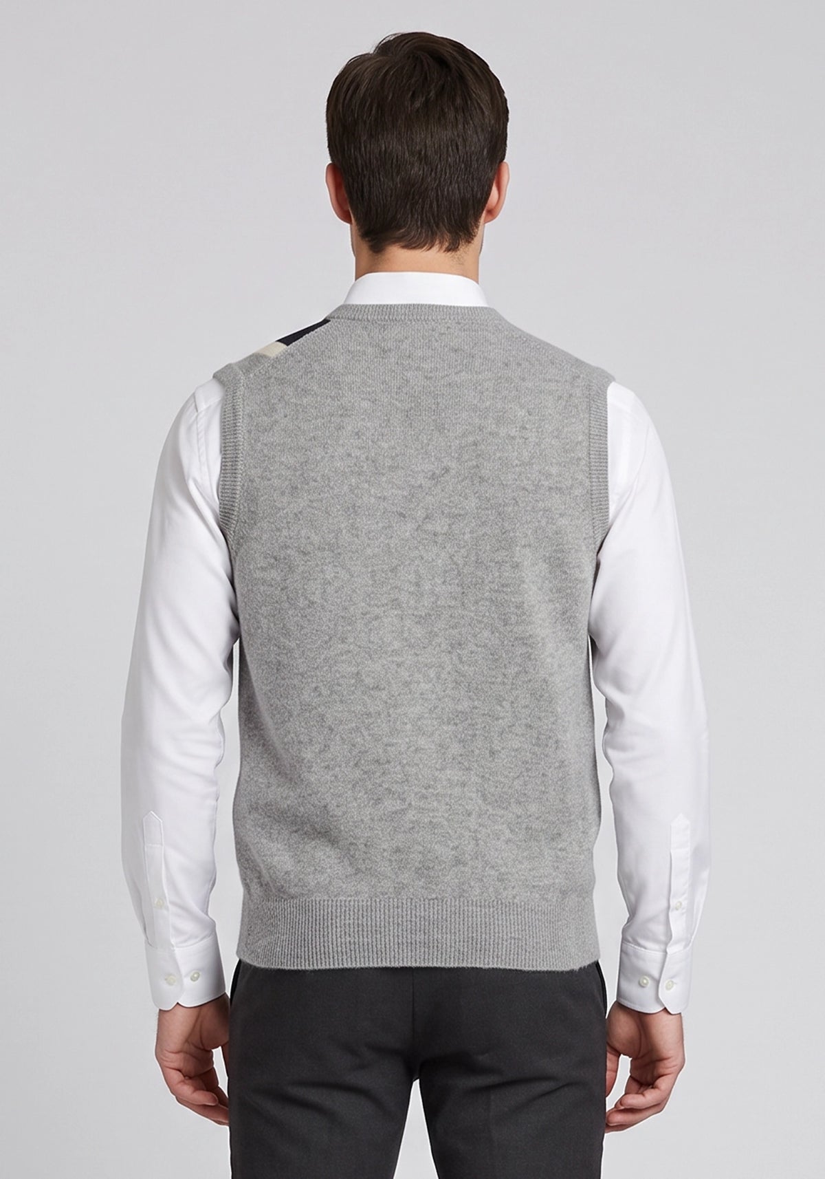 100% Lambswool Camel Mix Sleeveless