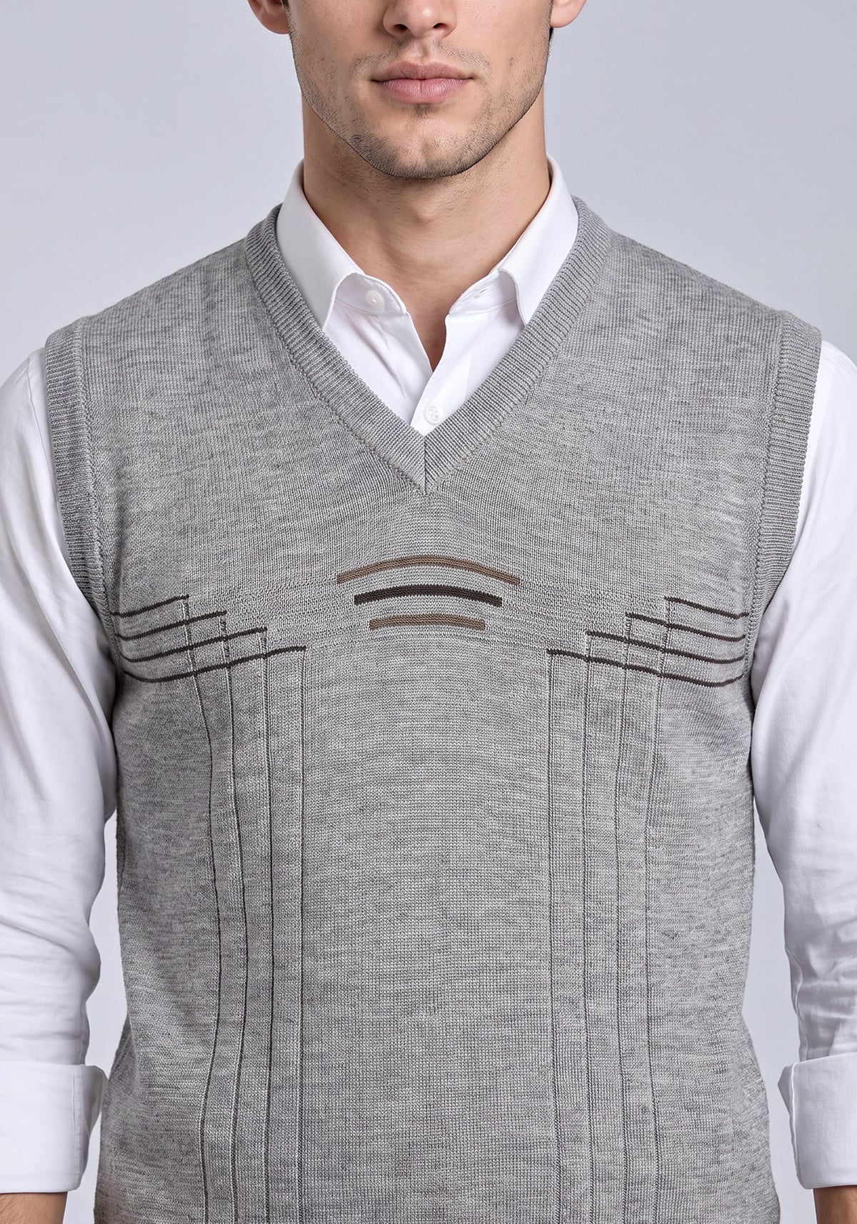 Wool Blend Camel Mix Sleeveless