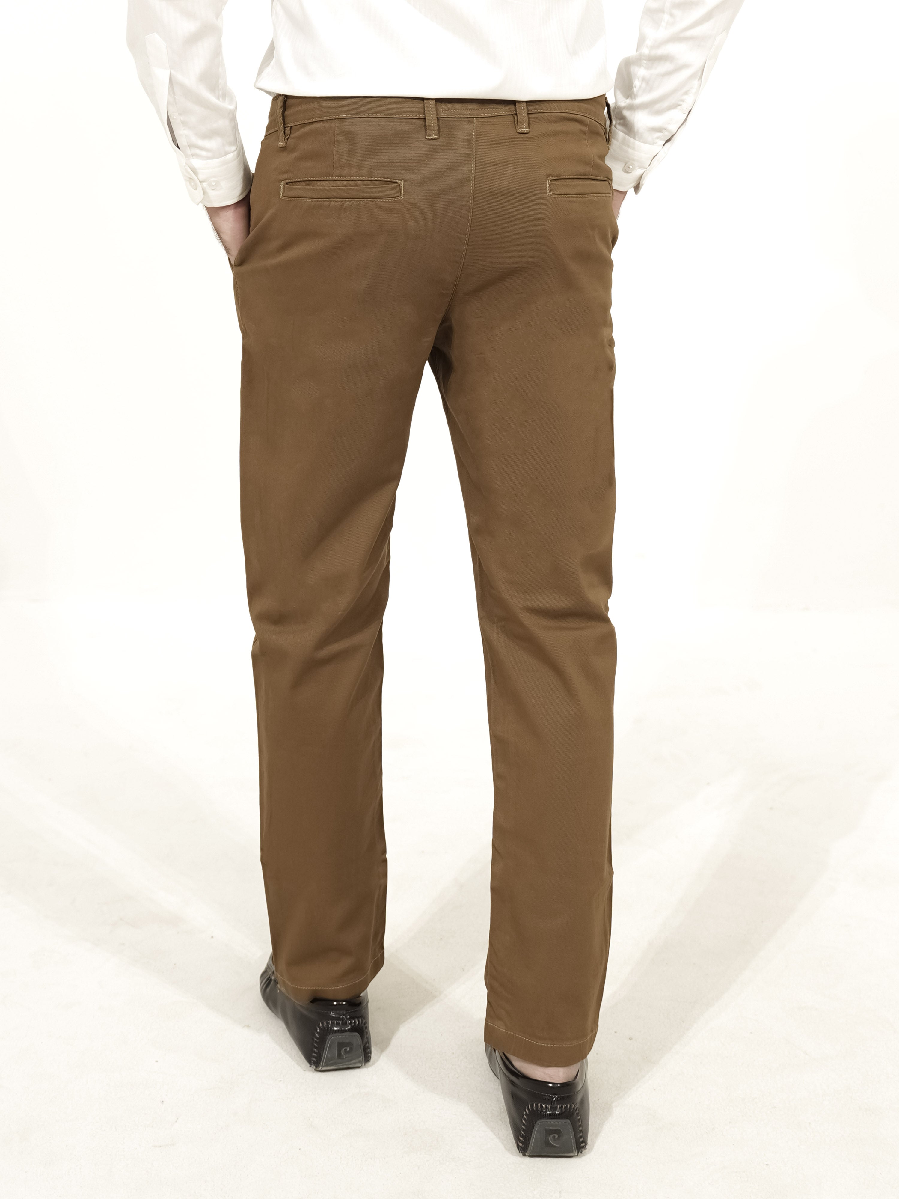 100% Cotton Camel Khaki Chino