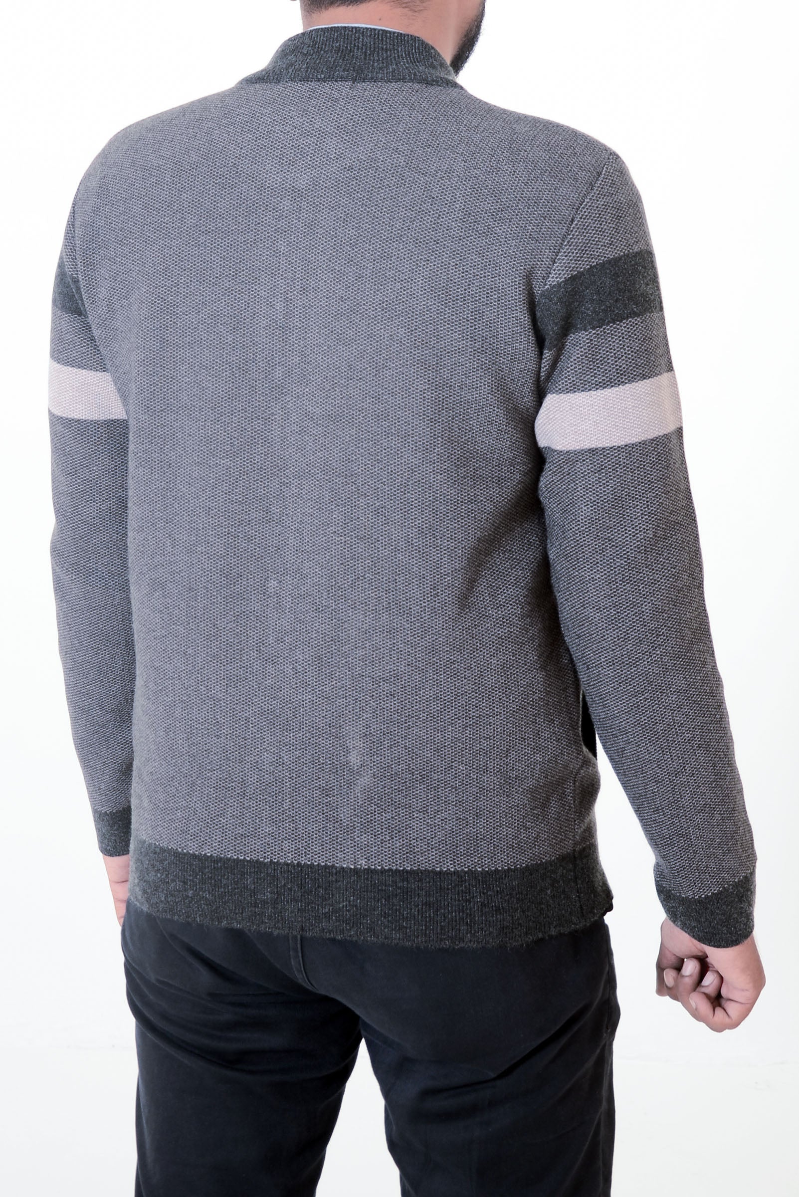 Soft Acrylic Wool Zipper Sweater