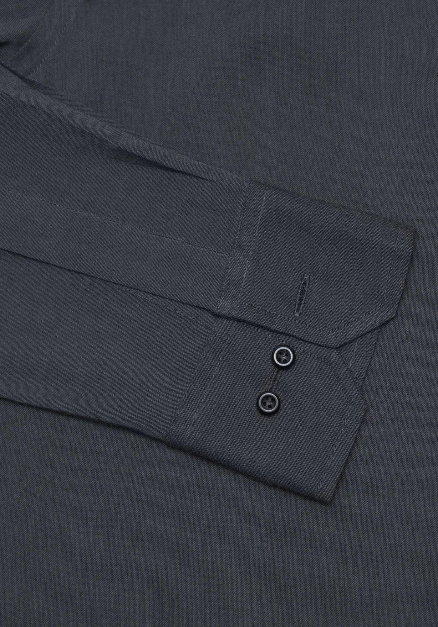 Linen Charcoal GreyPlain Formal Shirt