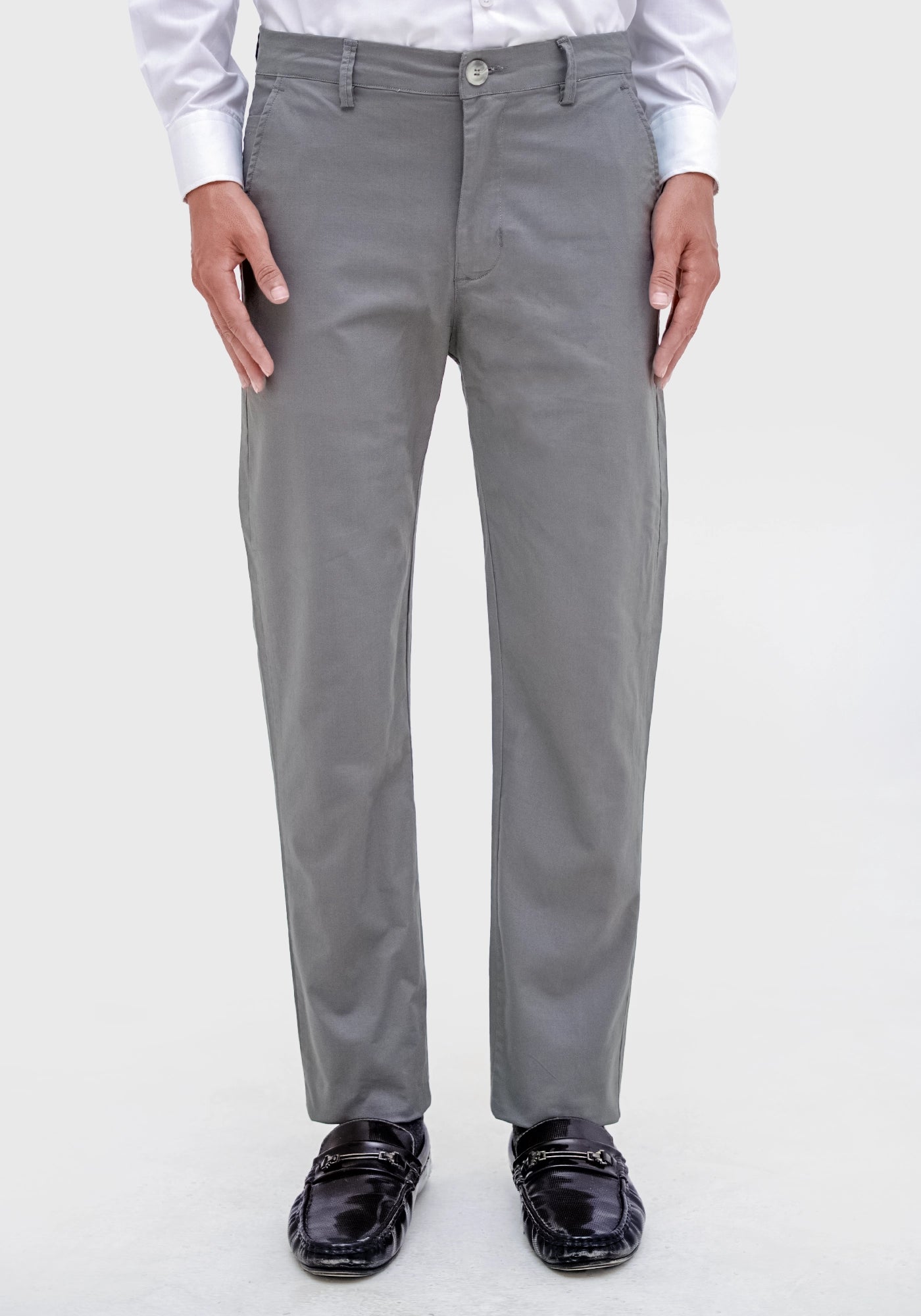 Fine Twill Fabric Khaki Pants