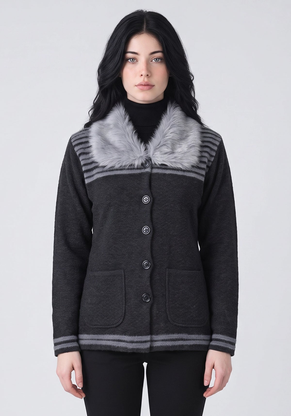 Soft Acrylic Wool Coat