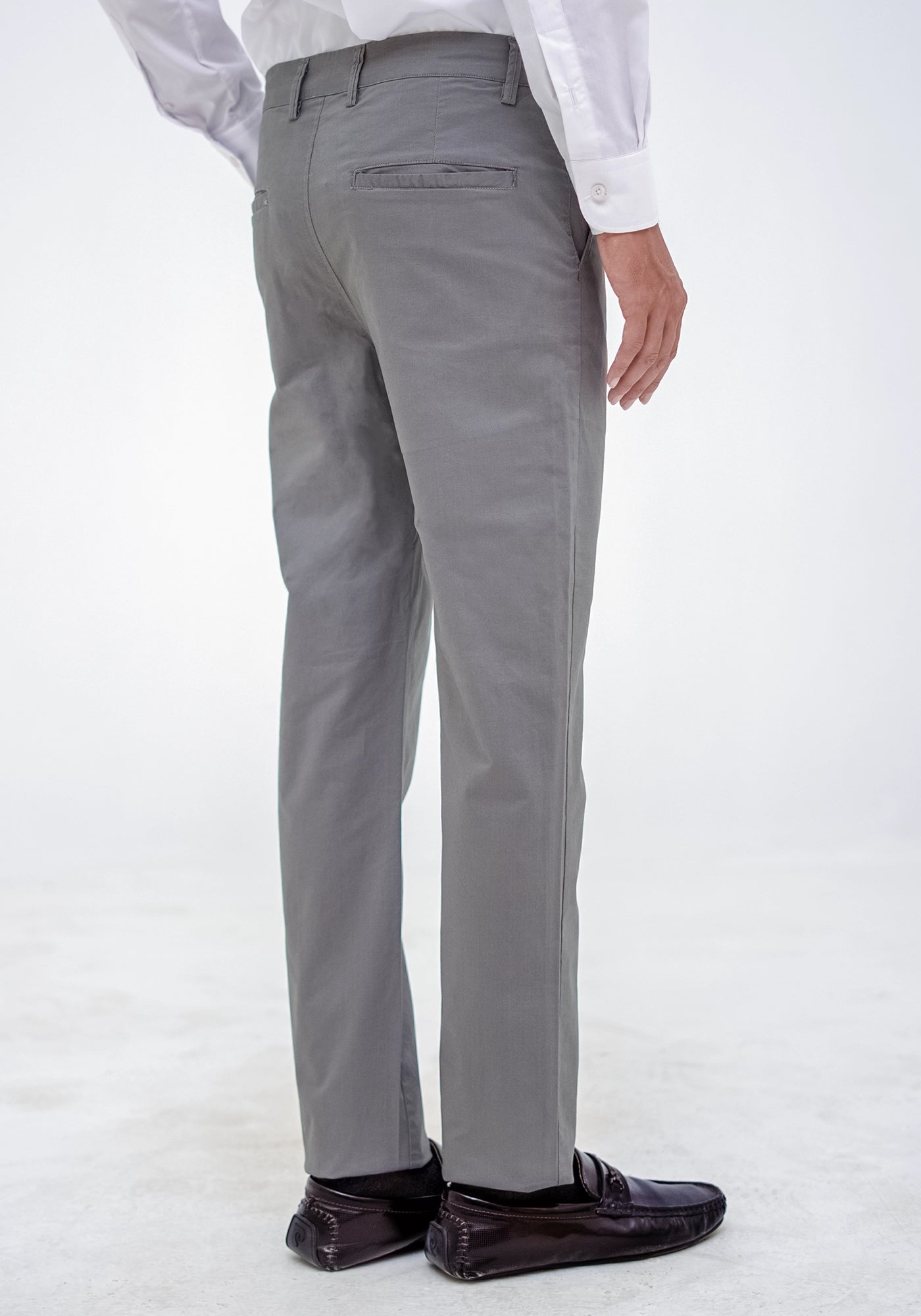 Fine Twill Fabric Khaki Pants