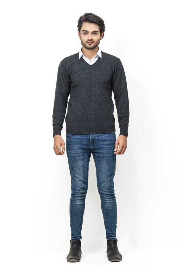 100% Lambswool Plain Pullover