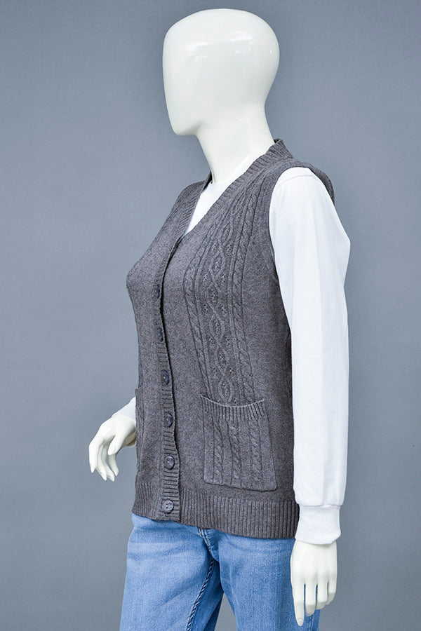 Acrylic Wool Cardigan